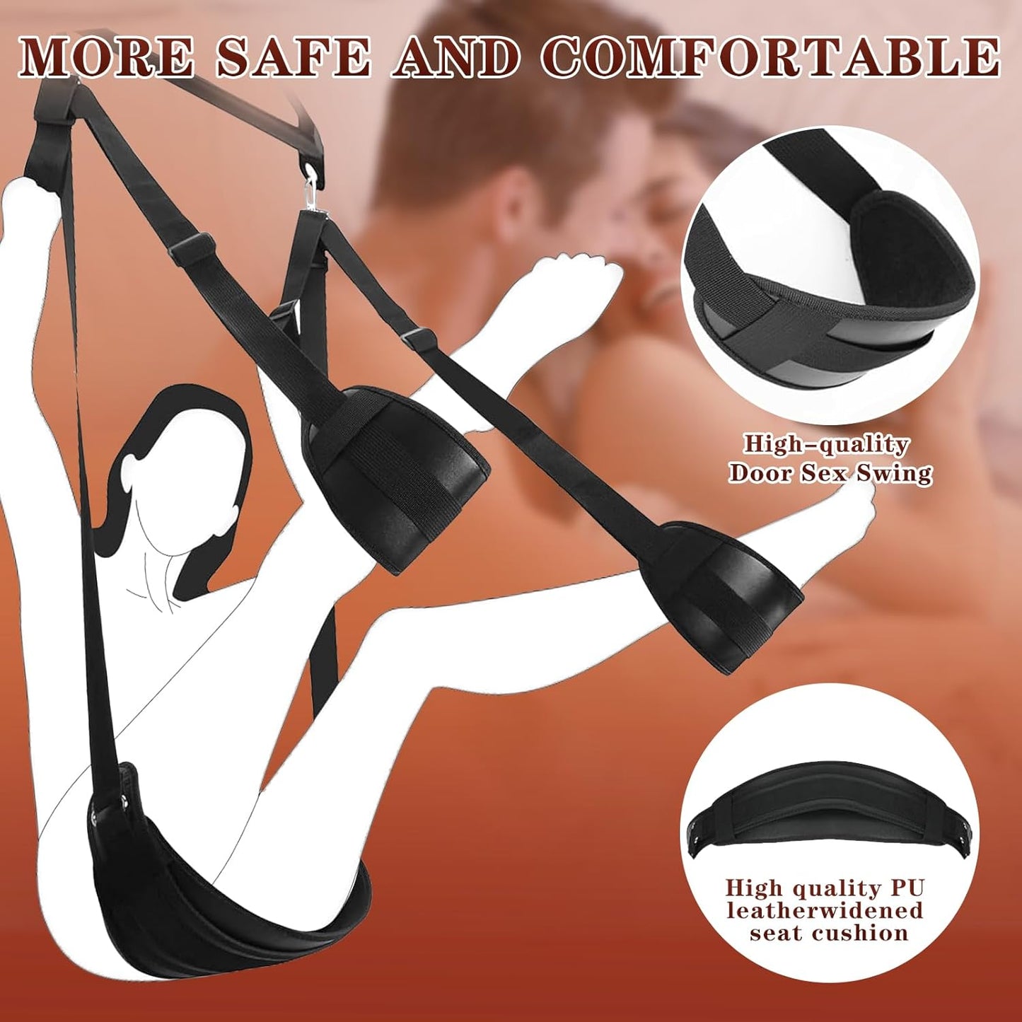 TriVanta 360° Ceiling & Door Sex Swing Kit - SinfulX - Personal Care > Sexual Wellness > Sex Swing