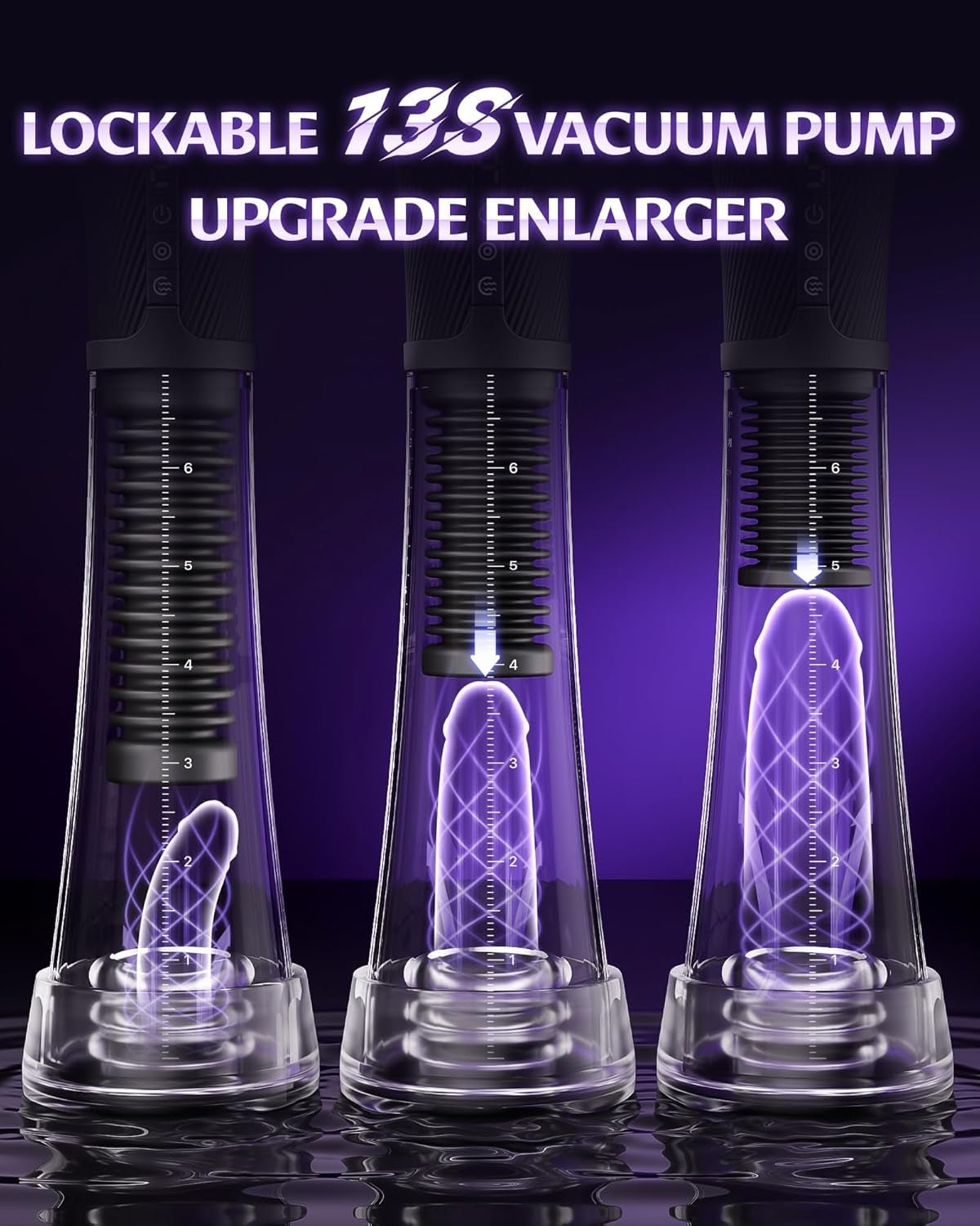 ApexPulse AI Male Masturbator 3 Sleeves Suction Pump - SinfulX - Personal Care > Sexual Wellness > Male Suction Vibrator