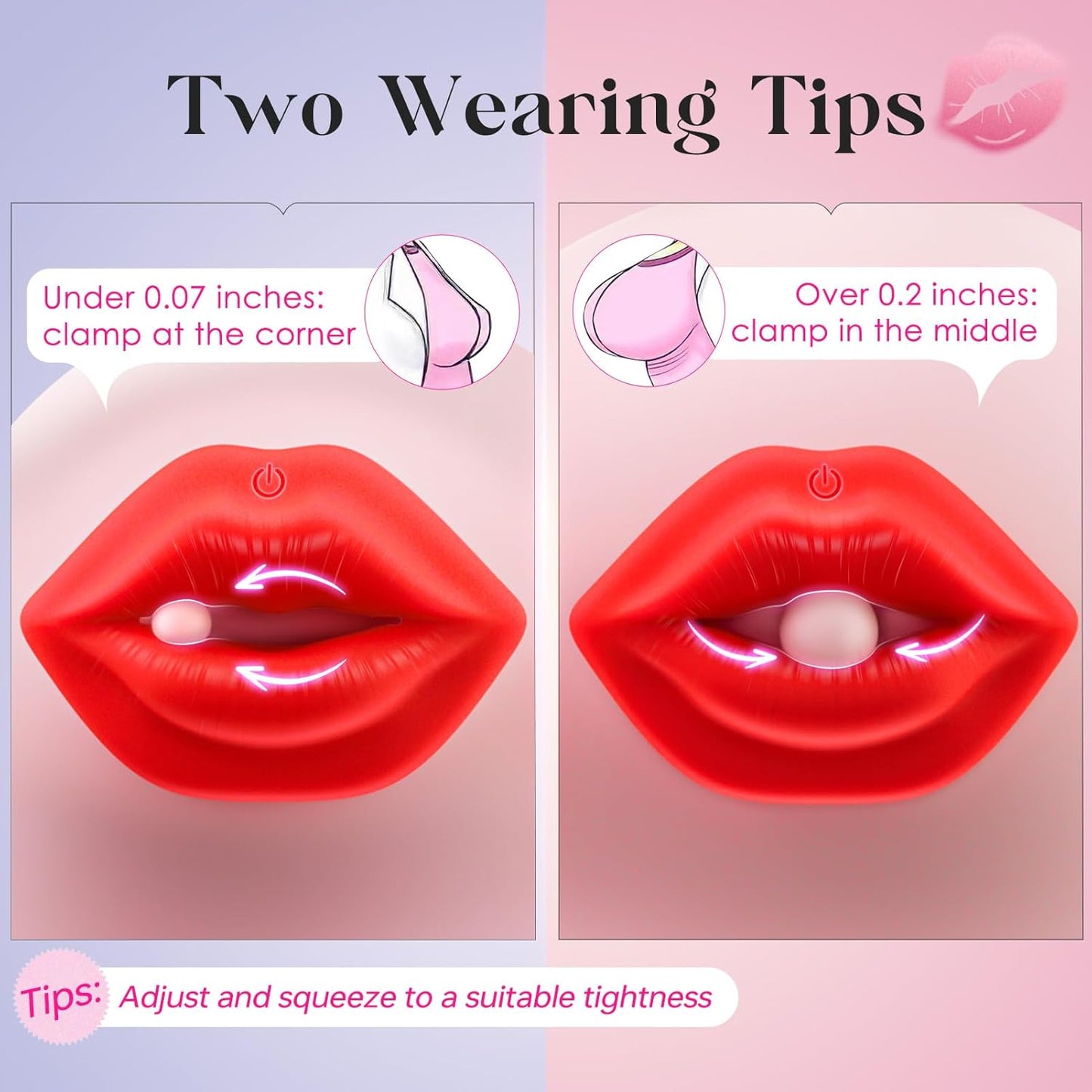 Nipple Toys Vibrator Sex Toys -  BDSM Vibrators 1 Pair Vibrating Nipple Clamps Adult Toys, Invisible Nipple Weight Toy Remote Control 9 Vibrations, Womens Couples Sex Toy Adult Sex Toys & Games