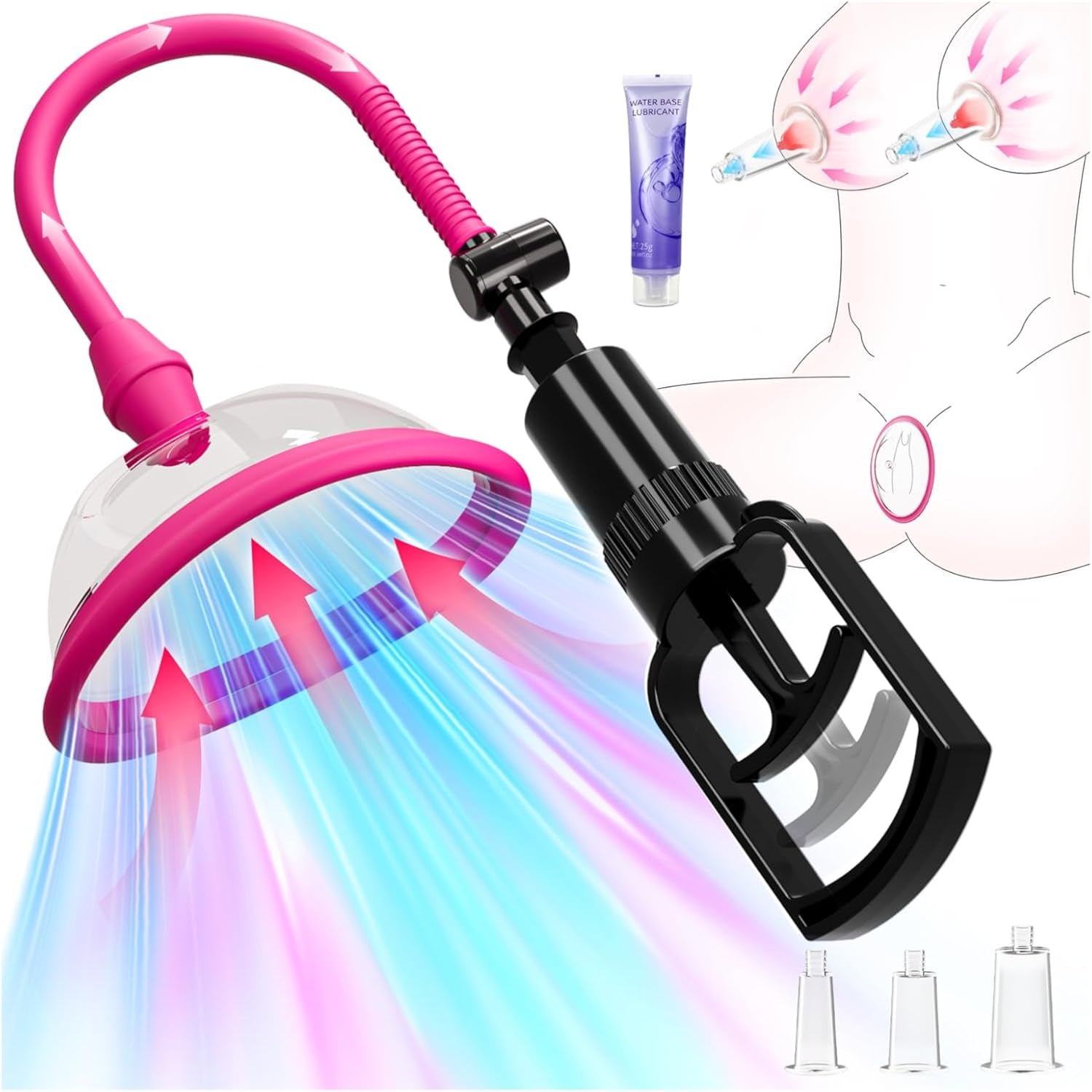 RavishVice Pussy Pump Kit 5PCS | Clit & Nipple Sucker Set