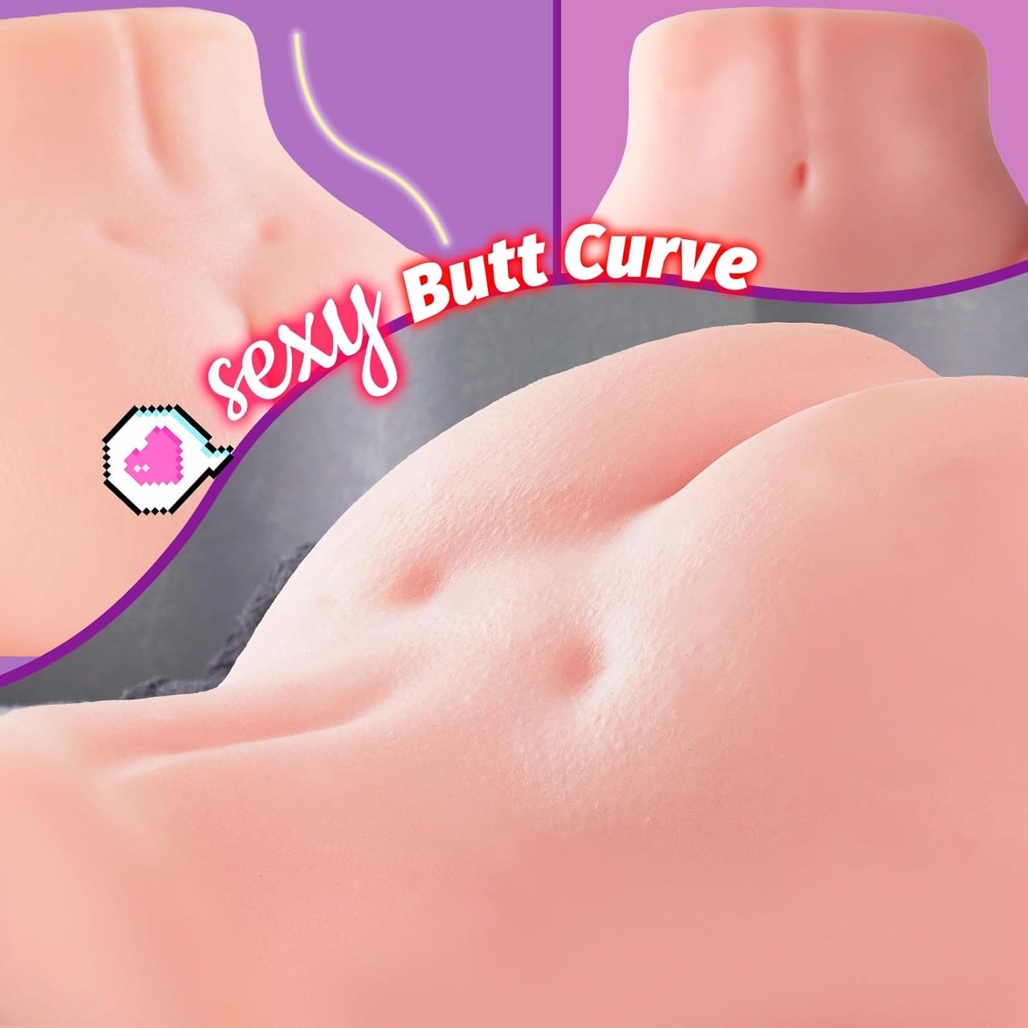 4.2LB Sex Doll Male Sex Toys for Men with Tight Labia,Portable Pocket Pussy Male Masturbator with 3D Textured Channel & Strong Suction for Man Orgasm, Vagina and Anal Sex Adult Toys Stroker - SinfulX - 