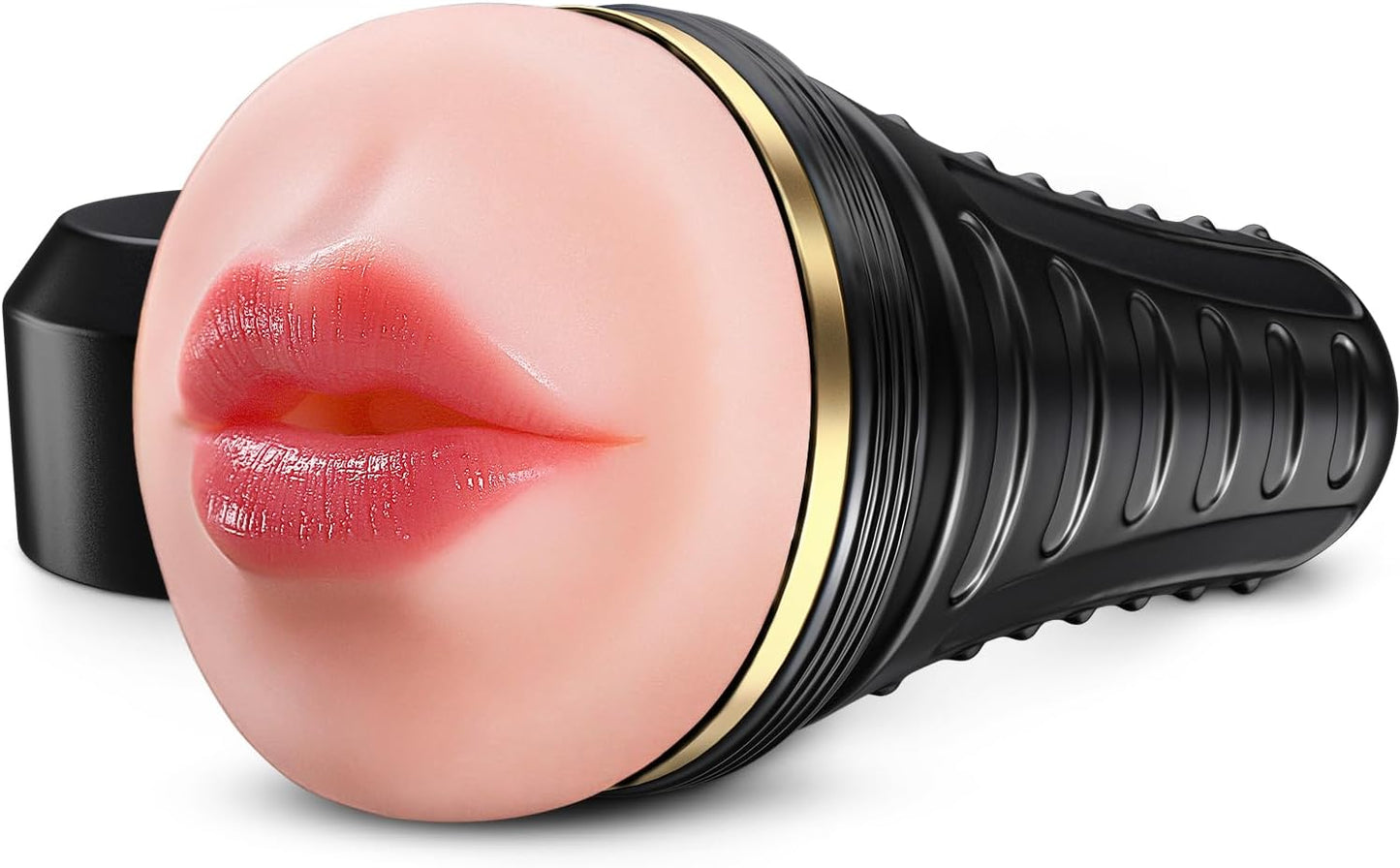 Male Masturbator Oral Sex Toys for Men, Realistic Pocket Pussy Deep Throat Oral Blow Textured with 7.5In Depth, Sexy Lips & Soft Tongue Fleshy Texture, Sex Machine Blowjob Toy for Men