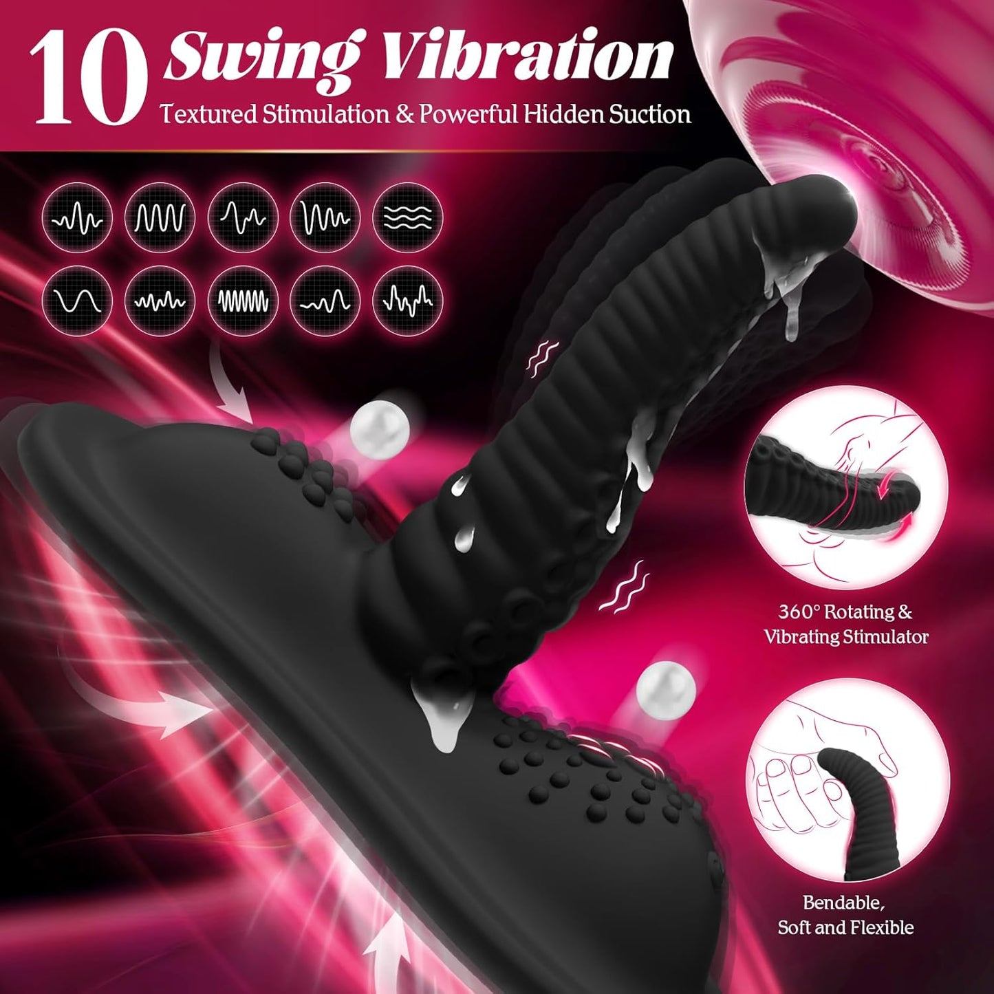 WildTentacle Ride - On Tentacle Swing Dildo with Remote - SinfulX - 