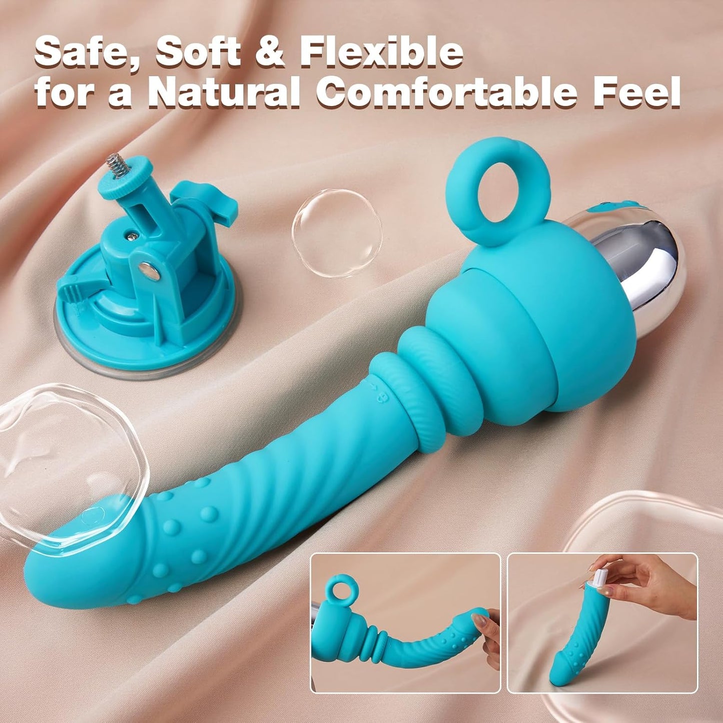 PulseRide Portable Thrusting Dildo with App Control - SinfulX - 