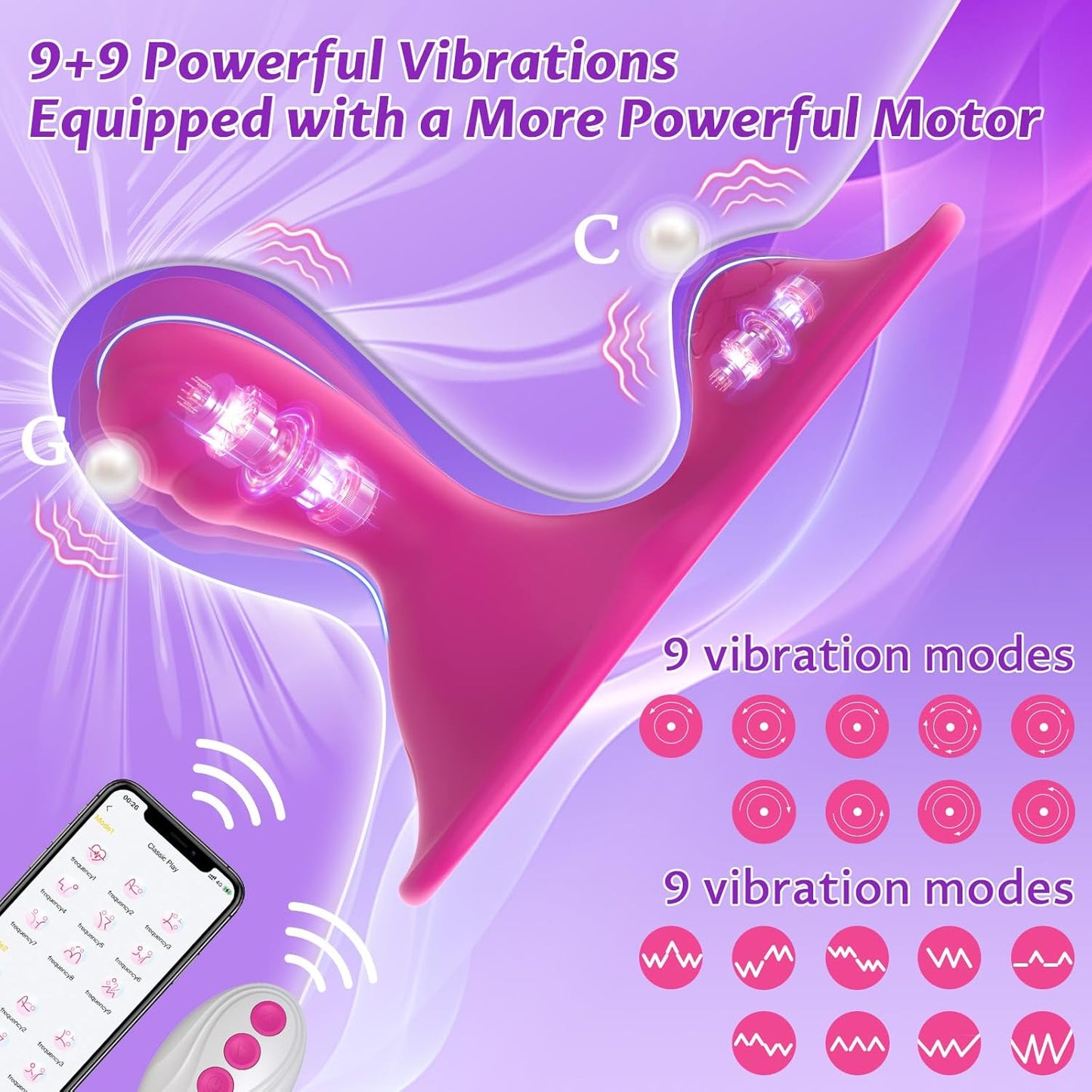 VelvetRide 9×9 Sit - On Vibrator - SinfulX - 
