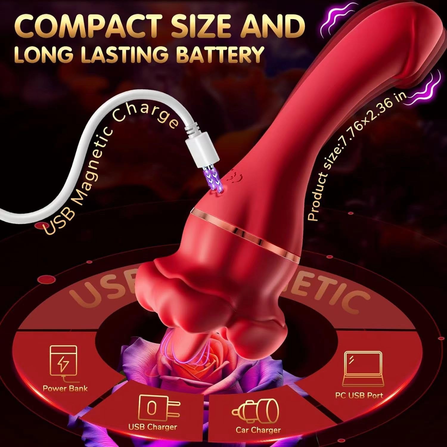 VelixaMouth Tongue Vibrator 20 Modes Clit Stimulator Toy - SinfulX - Personal Care > Sexual Wellness > Tongue Vibrator