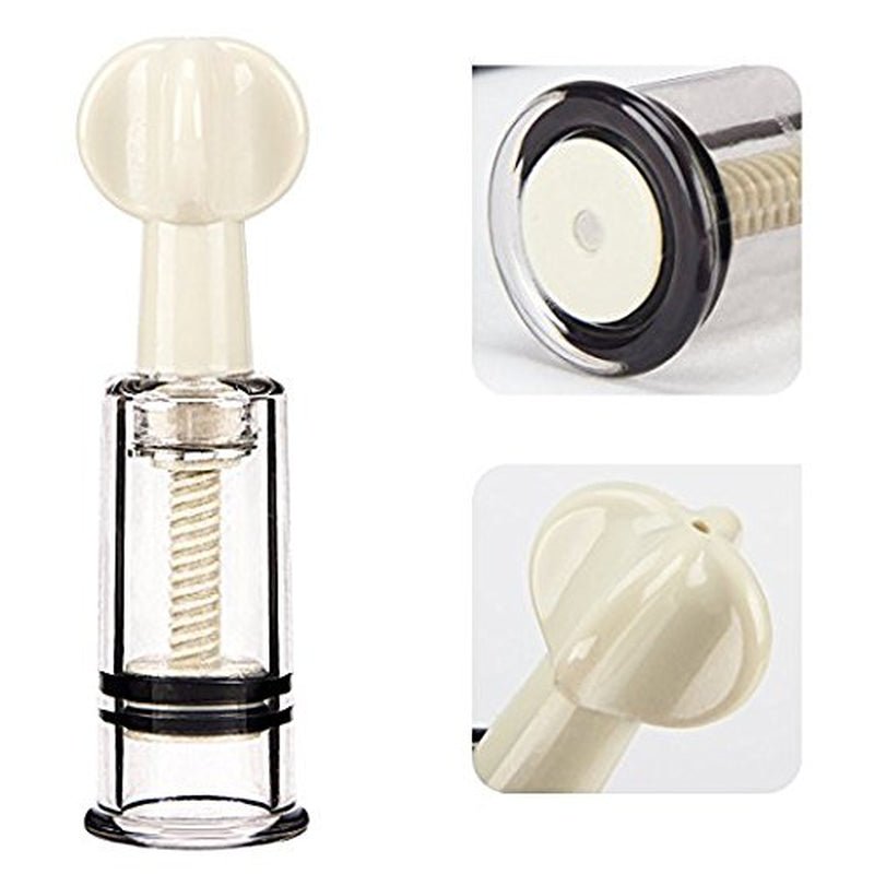 TwistVacuum Manual Nipple Corrector Cups for Flat Nipples - SinfulX - Personal Care > Sexual Wellness > Nipple Stimulator