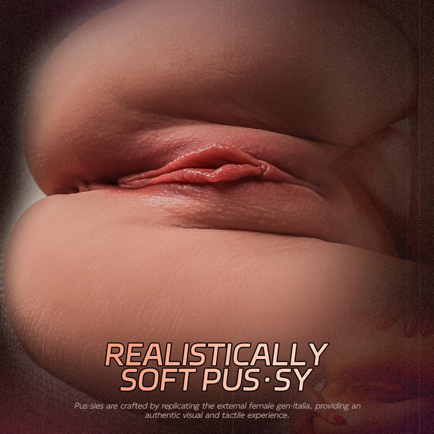 Male Masturbator Sex Doll for Men Pocket Pussies Realistic Adult Sex Toys for Men, 5.8LB Entry - Level Ass Lifelike Soft Butt with Vagina and Anal Channel for Several Sex Positions (Wheat) - SinfulX - 