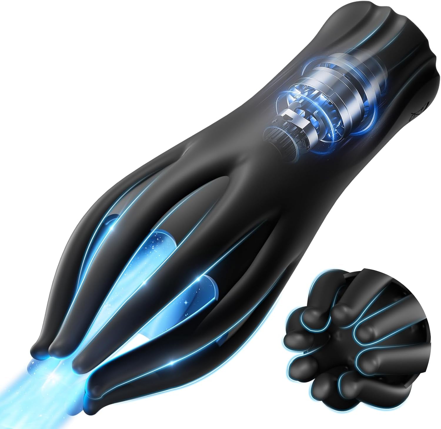 Male Sex Toys for Men Penis Vibrator - Tentacle Vibrator Male Masturbator with 10 Vibrating Training & 360° Wrapped for Glans Nipple Stimulation Sex Toy, Stroker Machine Adult Sex Toys & Games - SinfulX - 