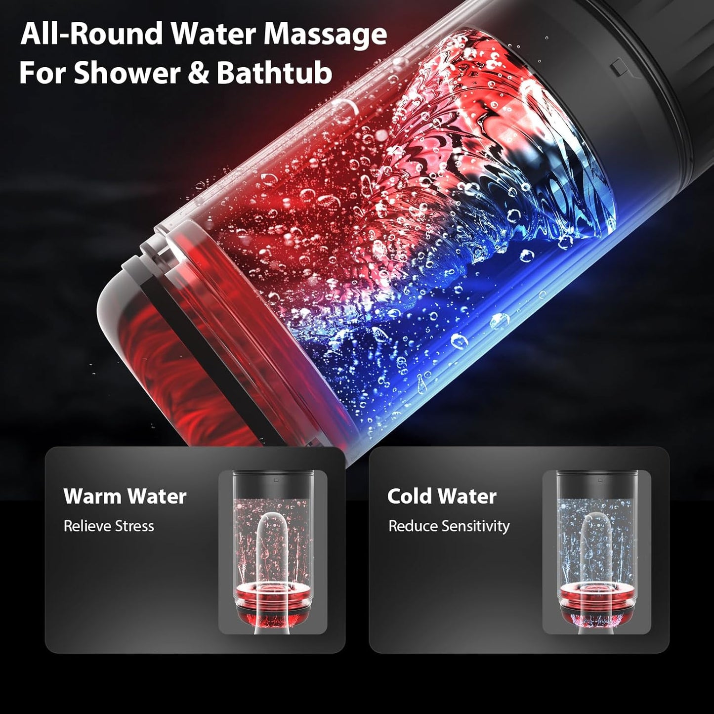 Male Masturbator Penis Pump - Ai - Powered Pocket Pussy Male Sex Toys for Men with 7 Thrusting Rotating Sucking Licking Modes,Waterproof Sex Toys - Pumps & Enlargers with LCD APP Ticklers - SinfulX - 