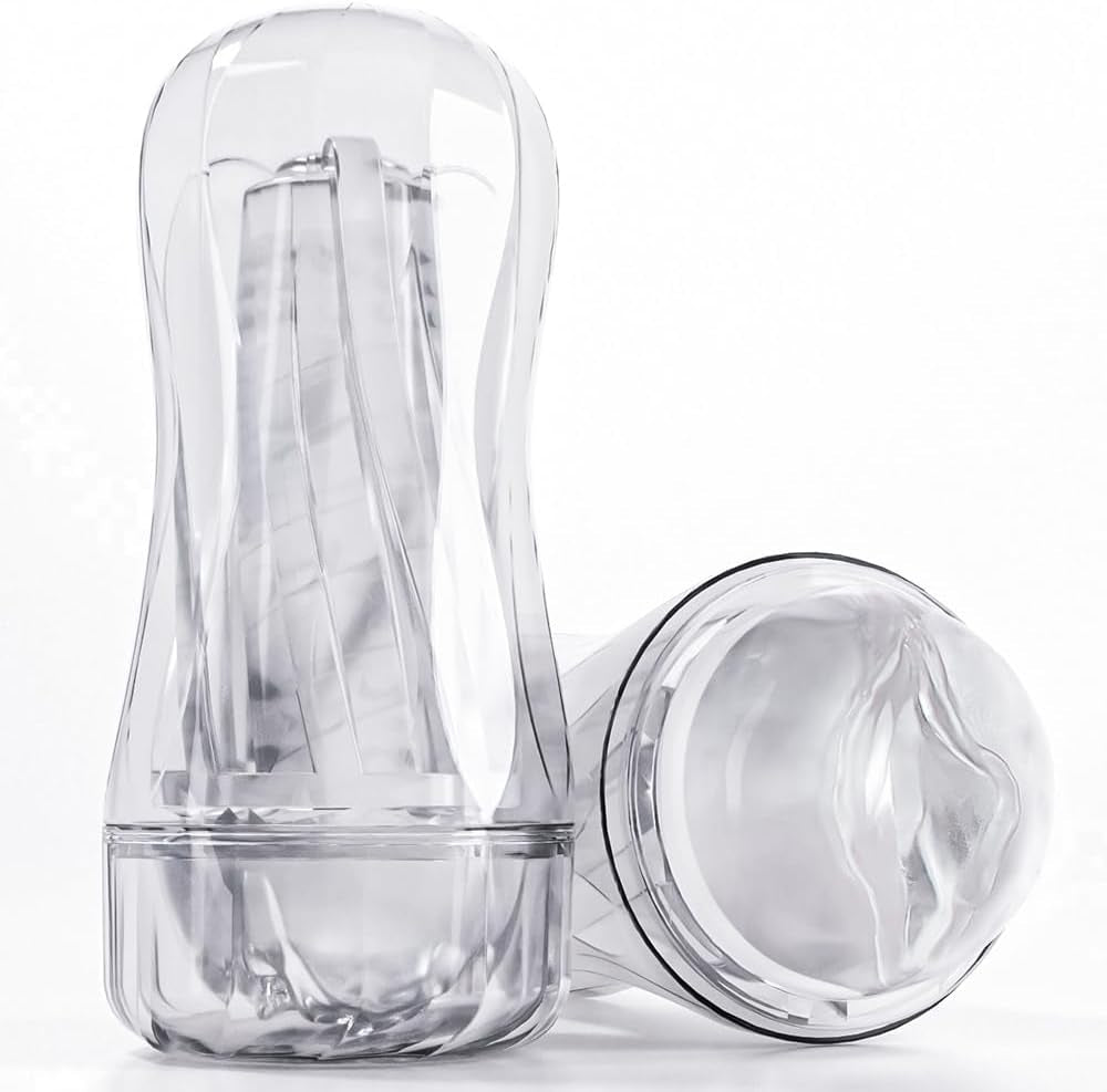 ClearGrip Spiral Suction Transparent Stroker - SinfulX - Fleshlight/Masturbator