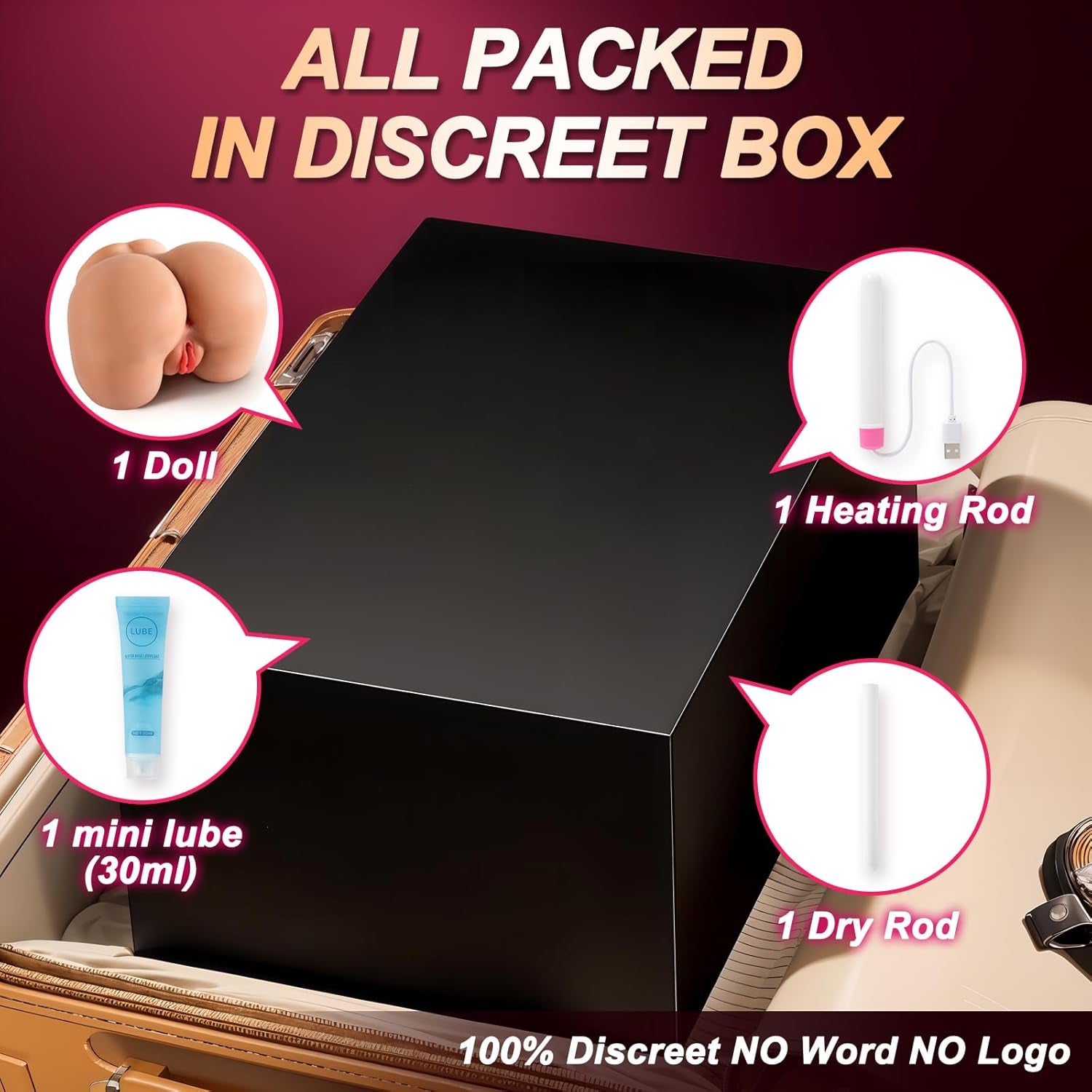 Sex Doll Pocket Pussy Adult Sex Toys for Men, 5.9LB Male Masturbator Realistic Sex Dolls Pocket Pussies Stroker Ault Toys, Lifelike Soft Butt Ass Torso with Vagina Anal Channel for Male Pleasure - SinfulX - 