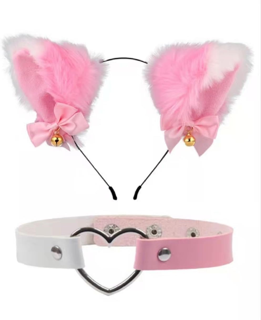 FoxFlare Fox Tail Anal Plug Set Collar Clamps Ears - SinfulX - 
