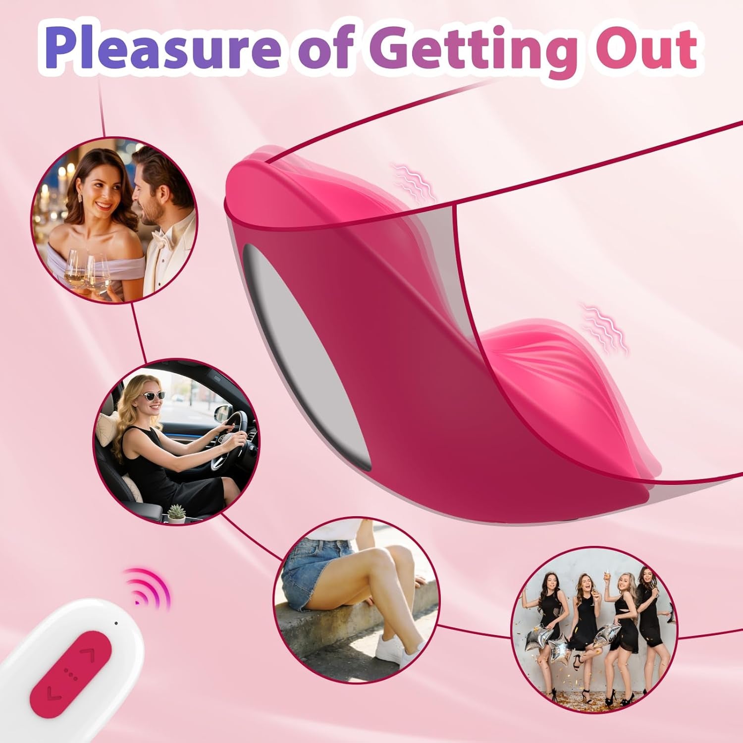 ButterflyRose APP Butterfly Panty Vibrator 9 Modes - SinfulX - Personal Care > Sexual Wellness > Panty Vibrator