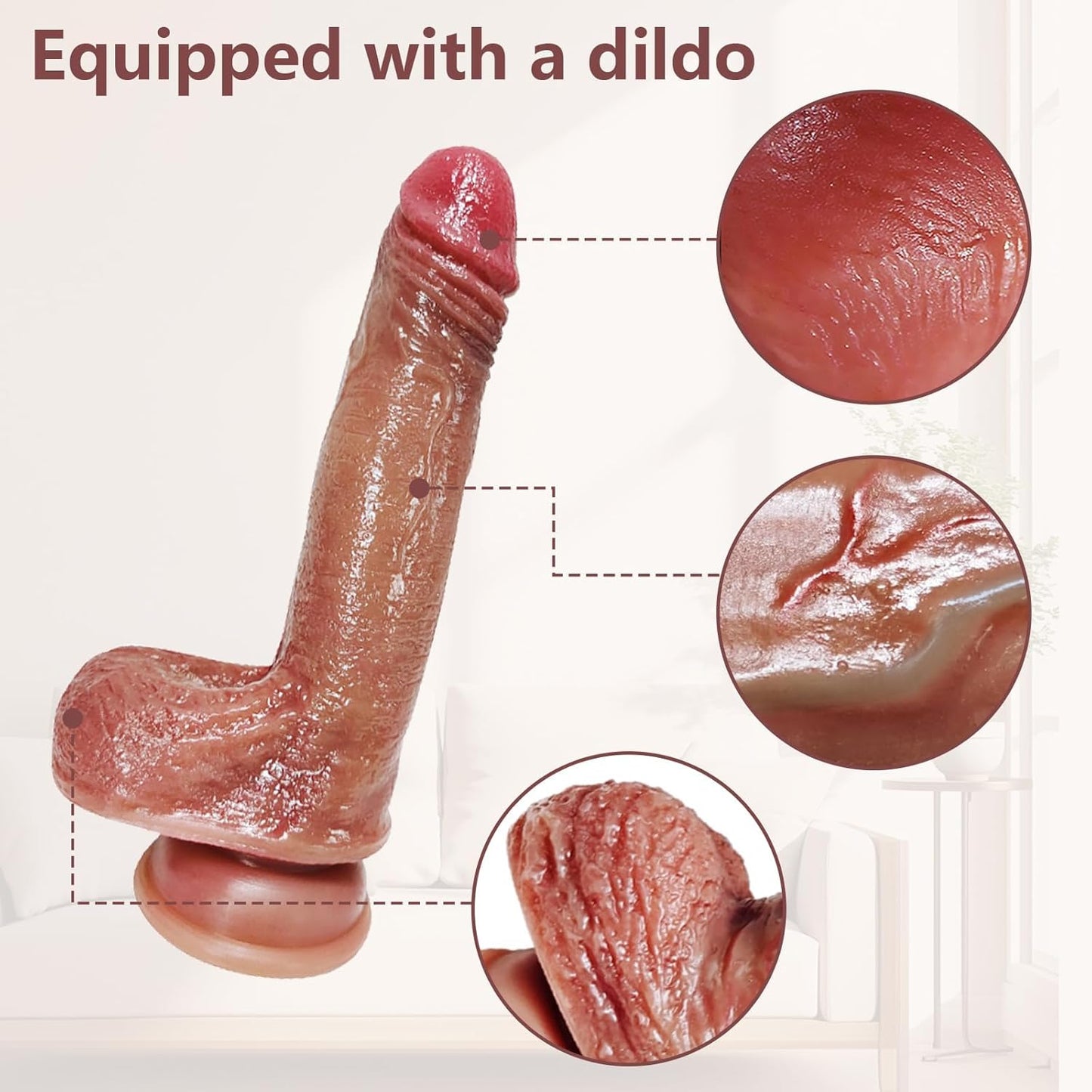 FlexBounce Adjustable Sex Position Chair with Dildo - SinfulX - 
