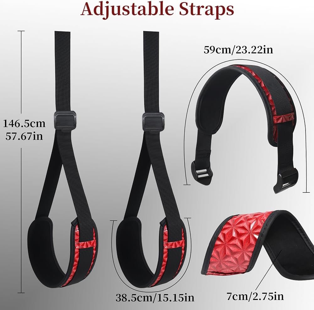 FlexLift Neck to Thigh Sling BDSM Strap Kit - SinfulX - Personal Care > Sexual Wellness > Sex Sling