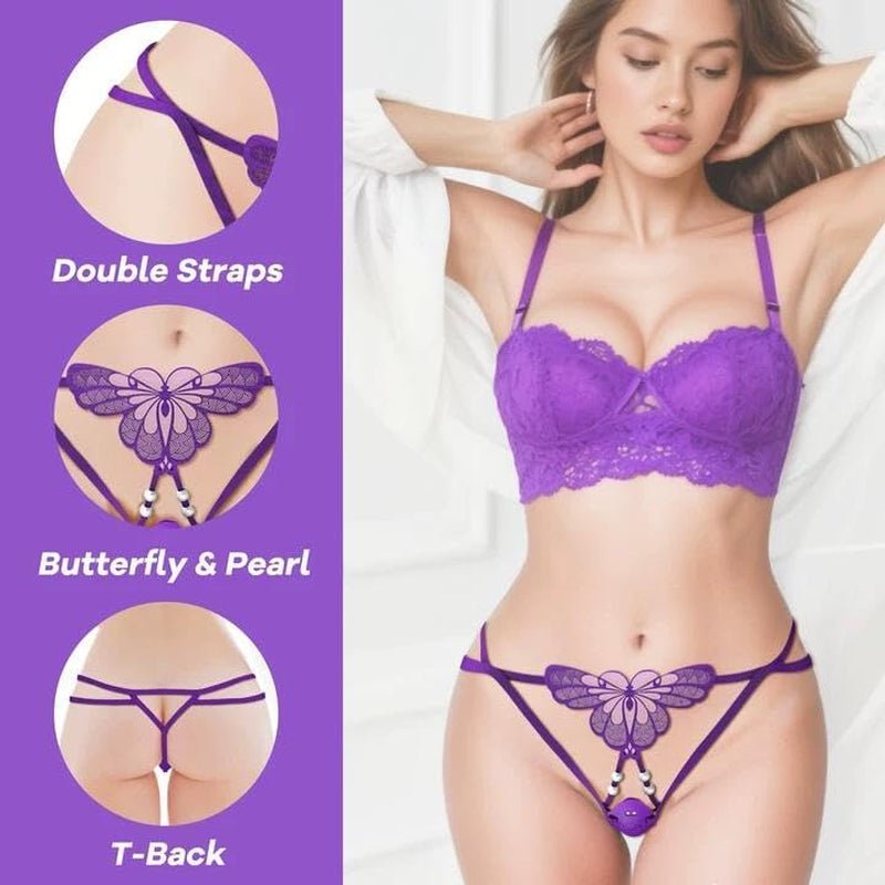 ButterflyPearl Wearable Panty Vibrator APP Control - SinfulX - Personal Care > Sexual Wellness > Panty Vibrator