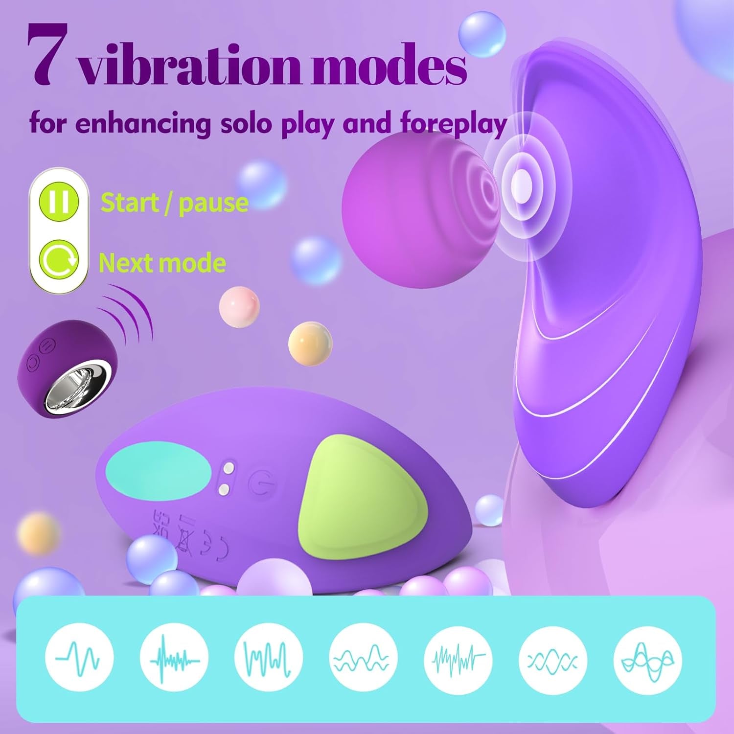 StealthClip Magnetic Wearable Panty Vibrator 10 Modes - SinfulX - Personal Care > Sexual Wellness > Panty Vibrator
