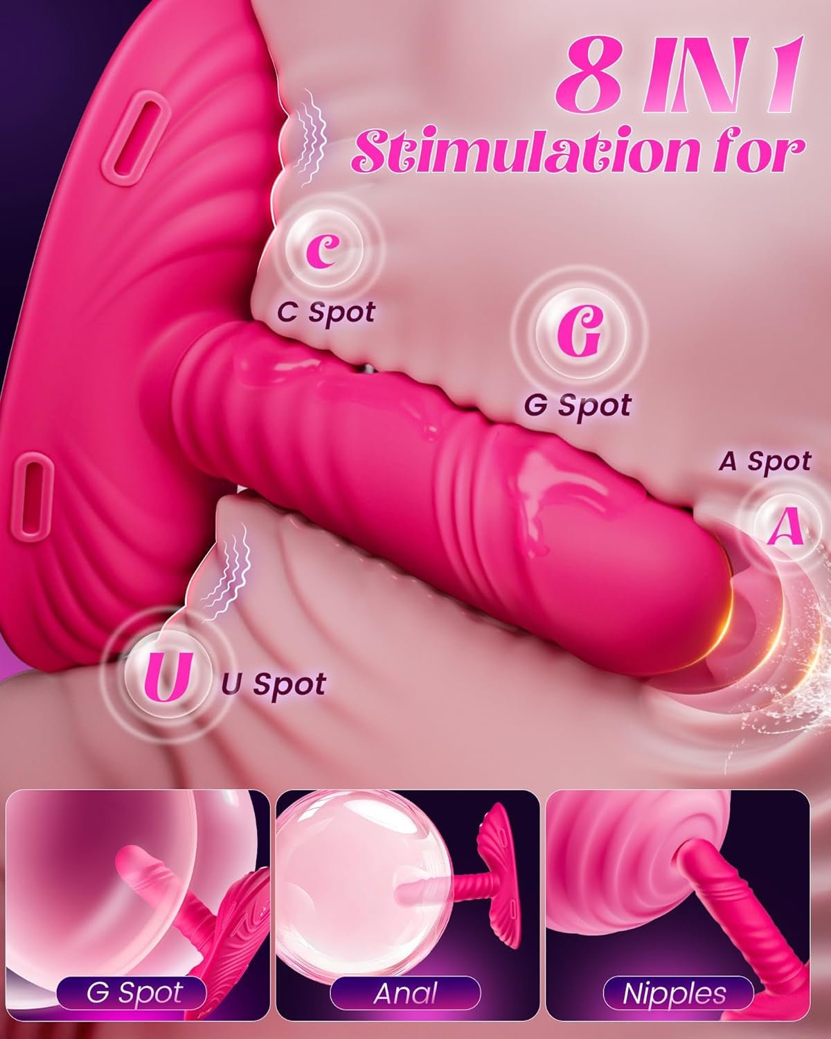 TriRide 9 - in - 1 Ride - On Grinder with App Control - SinfulX - 