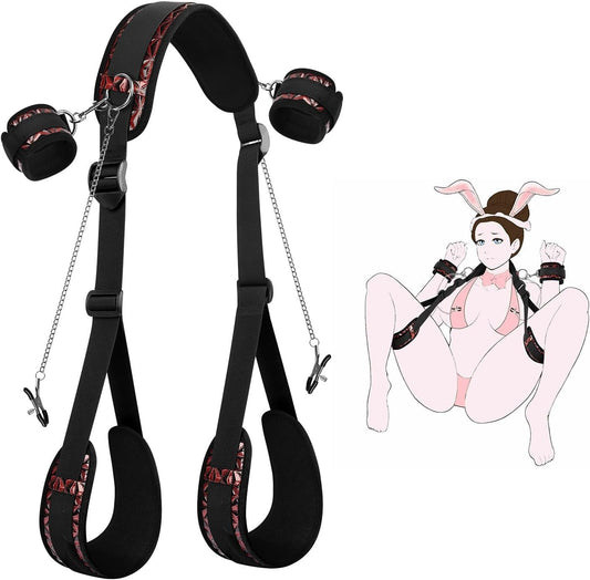 LiftForm Neck to Thigh Sling BDSM Kit Adjustable - SinfulX - Personal Care > Sexual Wellness > Sex Sling