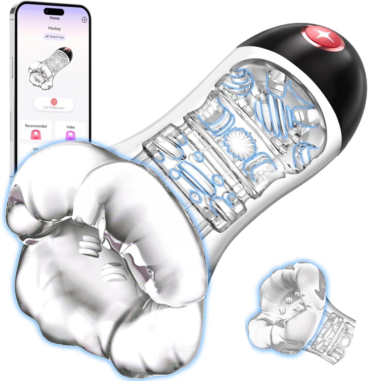 VibeView App - Controlled Transparent Stroker - SinfulX - 