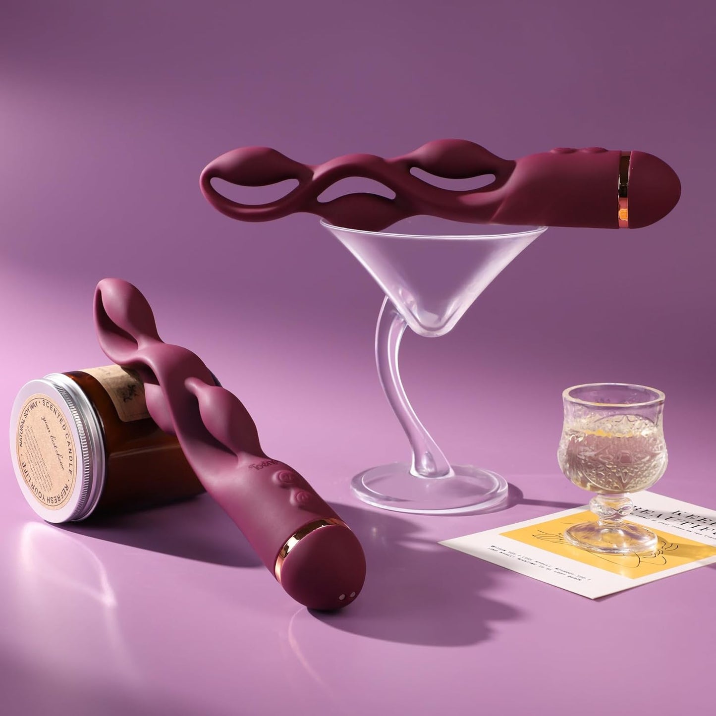 G Spot Vibrator Adult Toy -  Premium Vibrators with 10 Modes, Triple Stimulation Full Silicone Silent Vibrator IPX7 Waterproof, Clitoral Anal Beeds Nipple Toys Adult Toys for Women Men Couple