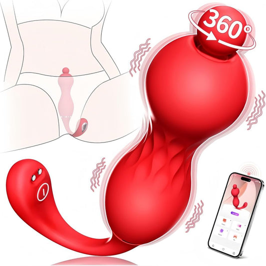 RoseOrbit App Remote Vibrating Egg 360 Rotation G - Spot - SinfulX - Personal Care > Sexual Wellness > Bullet Vibrator