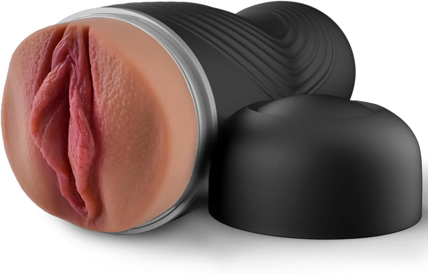 Male Masturbator Cup Sex Toys for Men, Realistic Pocket Pussy with 8.5In Depth Textured Vagina, Men Masturbation Stroker for Penis Training, Portable Pocket Pussies Blowjob Sex Machine Adult Toy - SinfulX - 