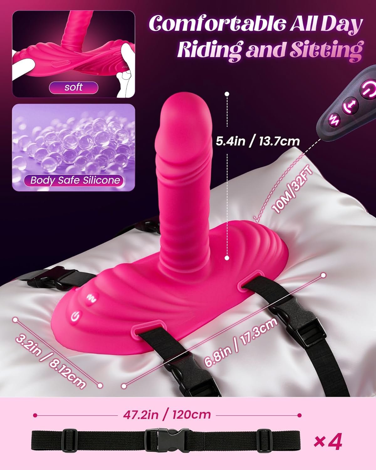 TriRide 9 - in - 1 Ride - On Grinder with App Control - SinfulX - 
