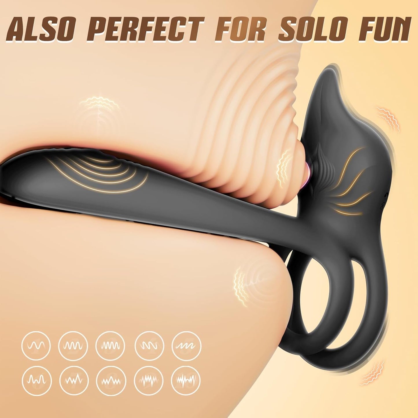 NoirPetal Cock Ring Rose Clit Stimulator G - Spot Sleeve - SinfulX - Personal Care > Sexual Wellness > Couples Cock Ring