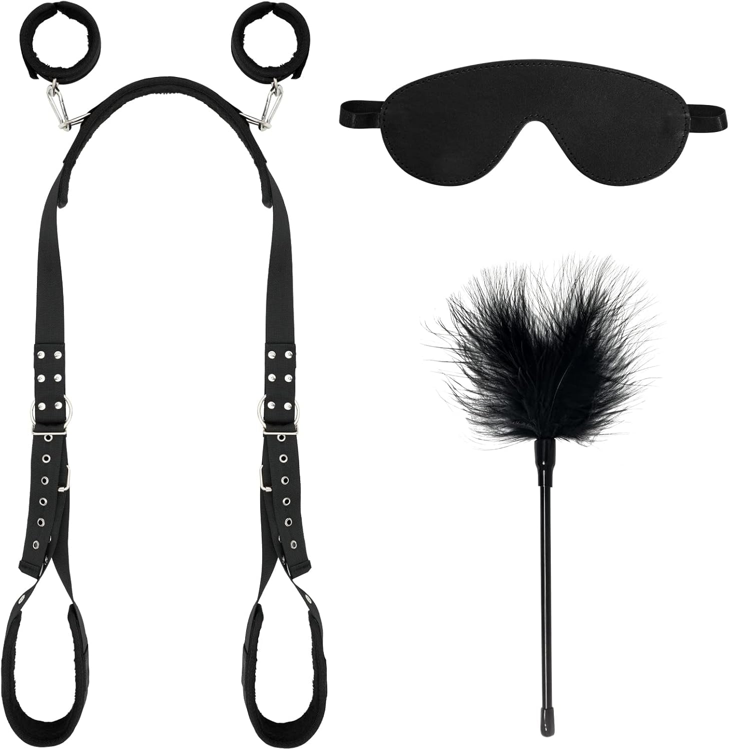 SoftBound BDSM Sling Restraint Kit Cuffs Blindfold - SinfulX - Personal Care > Sexual Wellness > Sex Sling