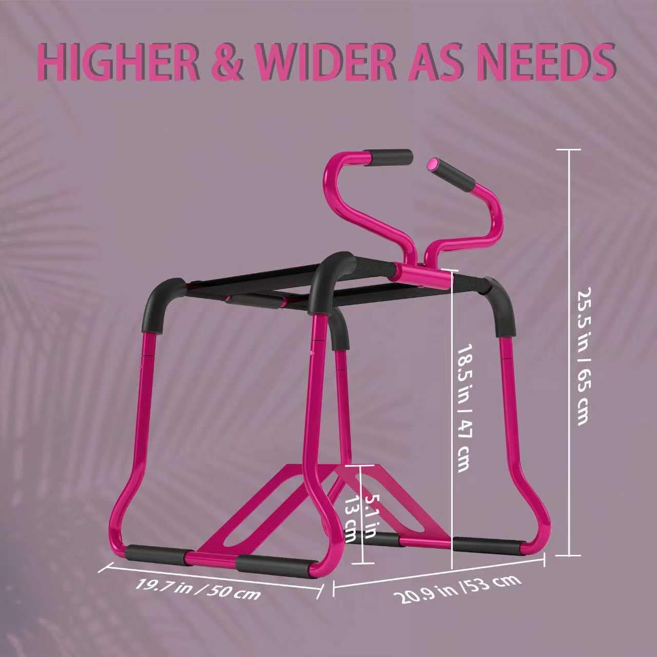 BlushVixen Pink Sex Chair | 350lb Position Stool