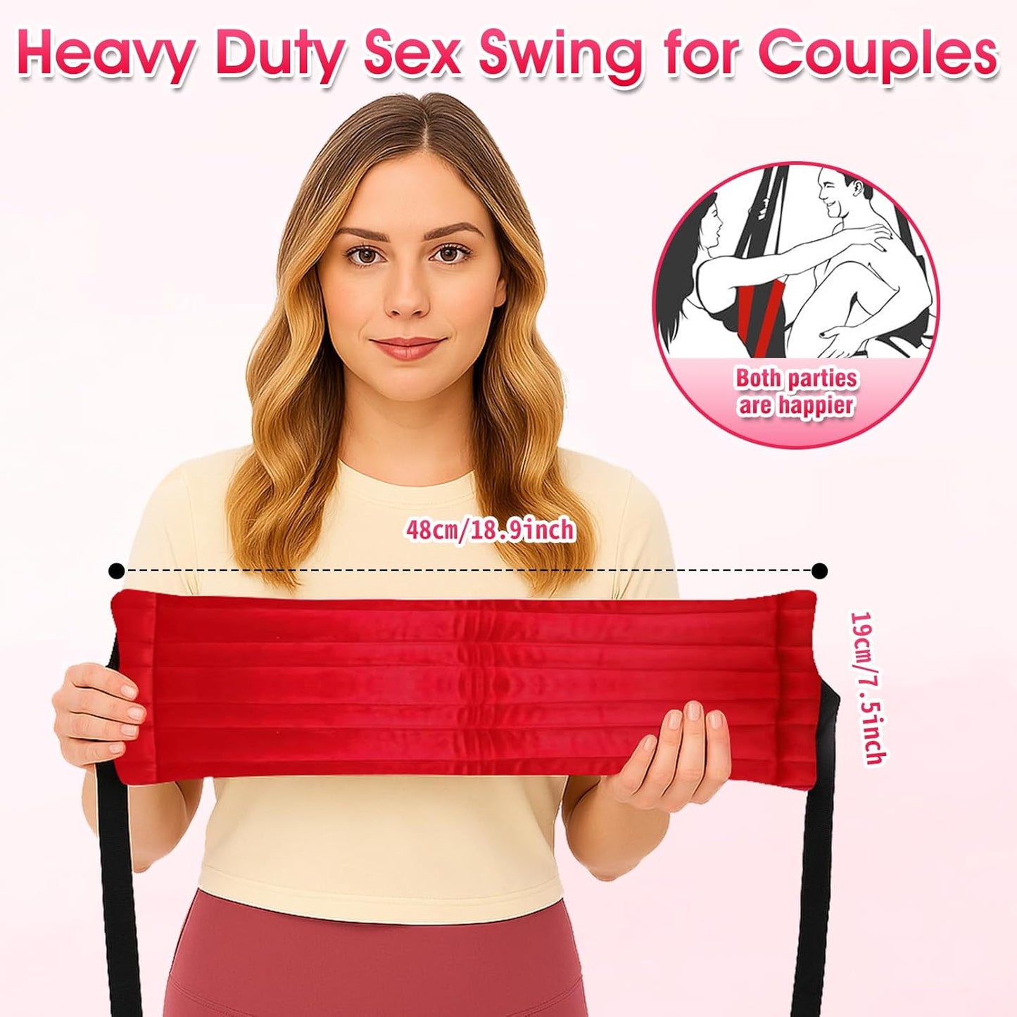 AeroBound Adjustable BDSM Sex Swing for Couples - SinfulX - 