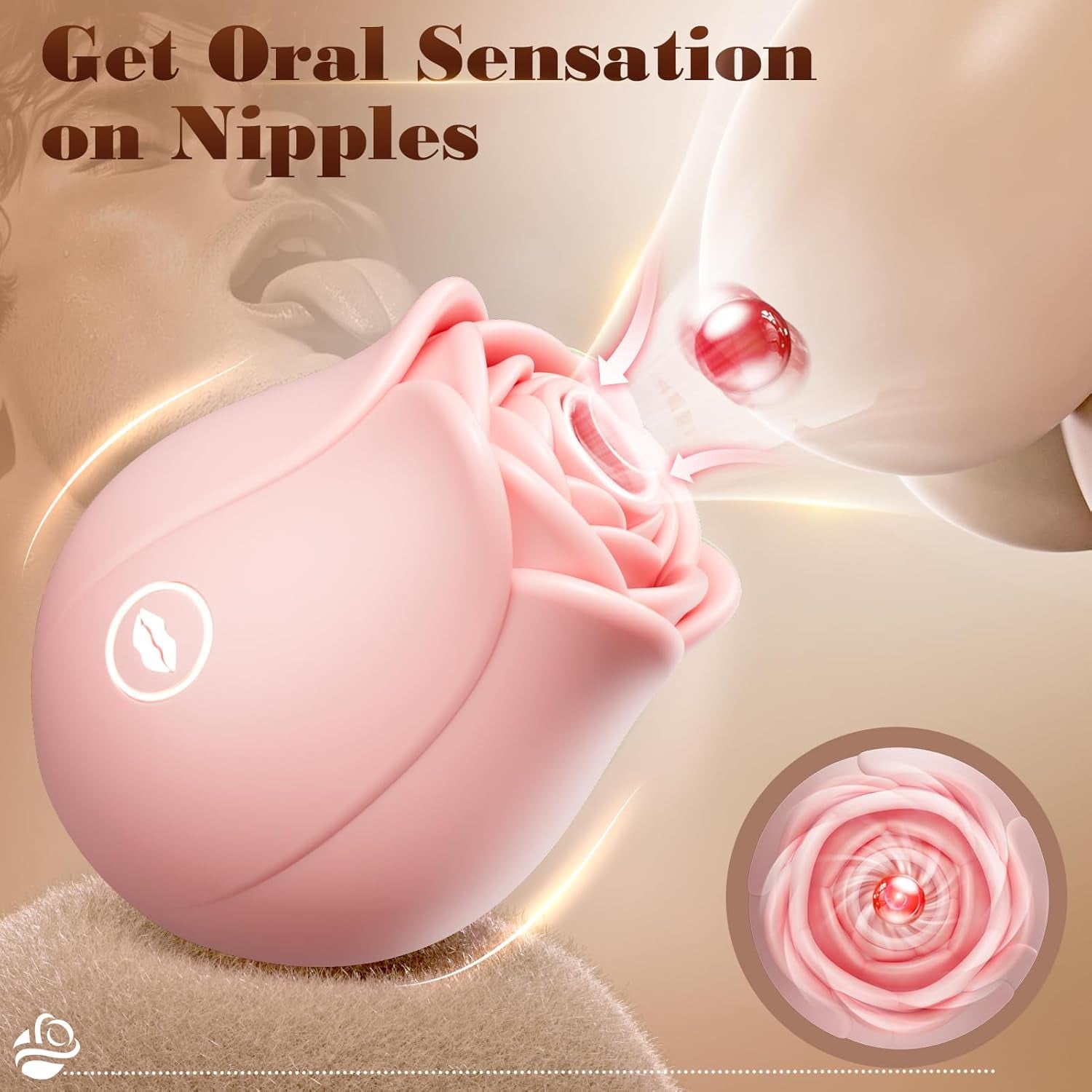 Sucking Vibrator Rose Sex Toy - Adult Toys for Women Adult Sex Toys 10 Suction Vibrators Female Couples Clitoral Nipples Anal Toy Beautiful Jewelry Rose Toy - SinfulX - 