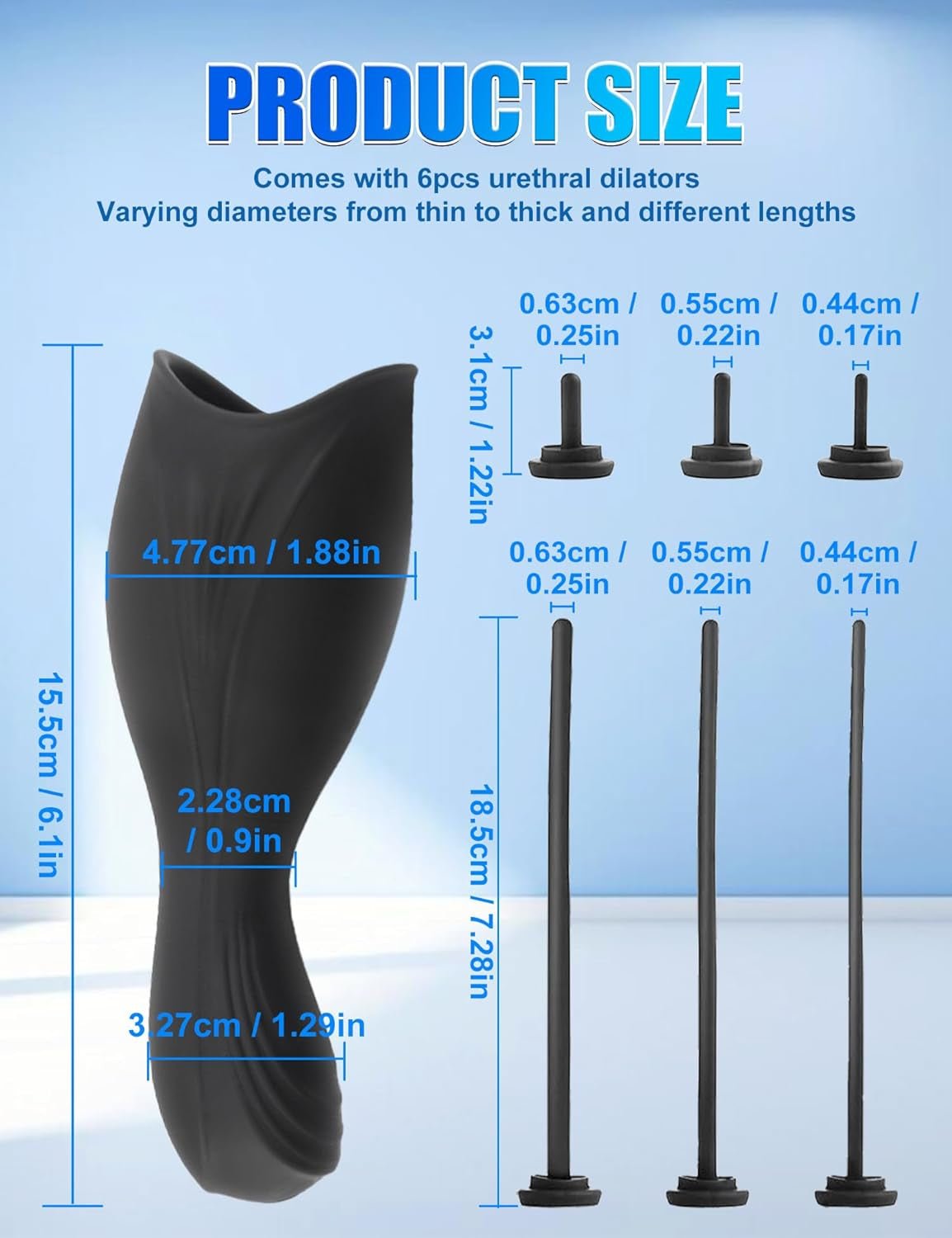 IronCore Male Penis Vibrator Urethral Trainer Kit - SinfulX - Personal Care > Sexual Wellness > Penis Plug