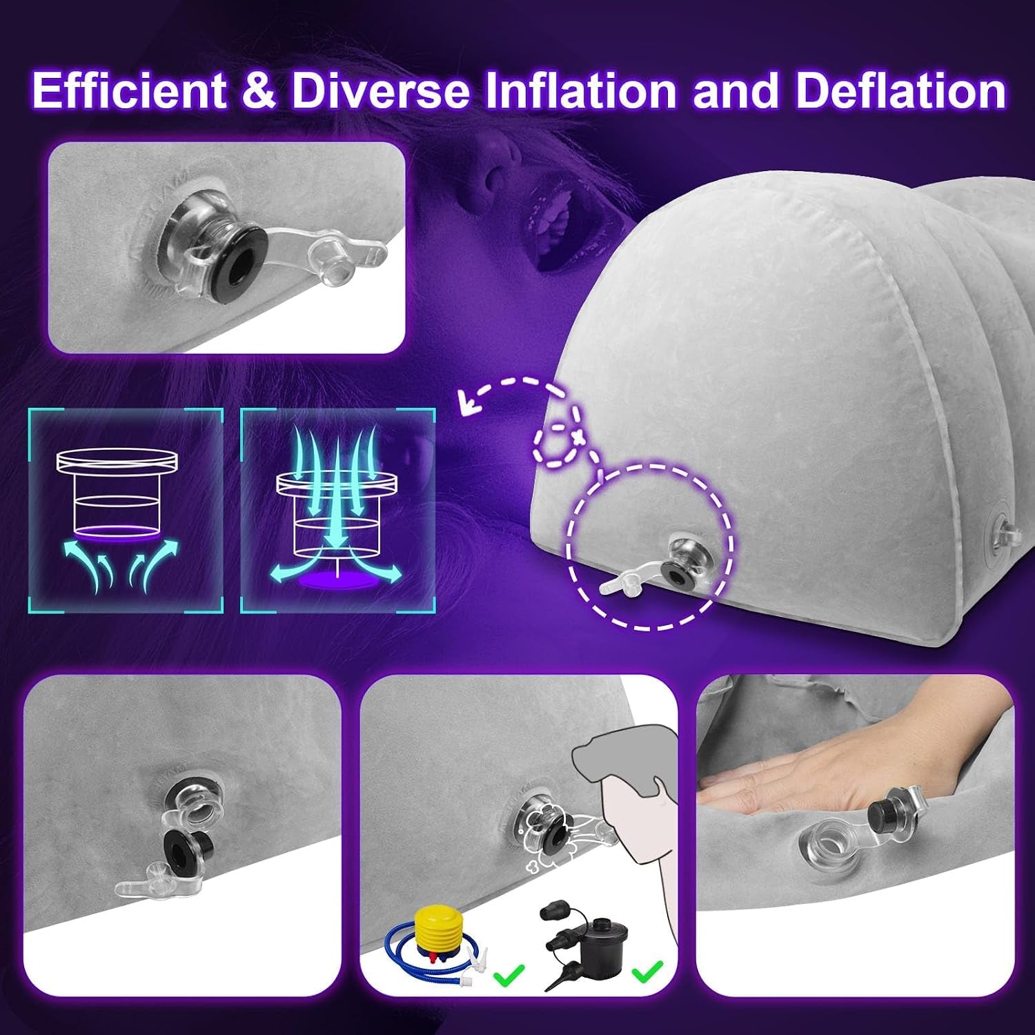 SinSaddle Inflatable Dildo Mount BDSM  Sex Pillow