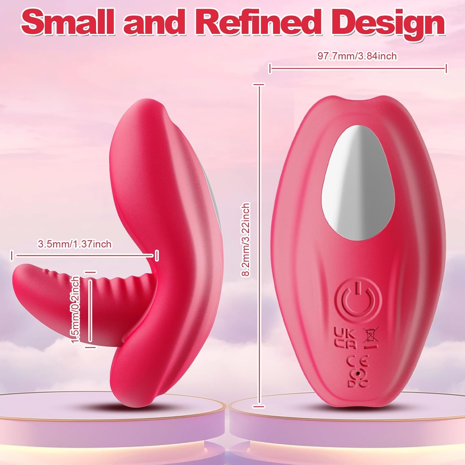 KissPulse Tongue Wearable Panty Vibrator APP 10 Modes - SinfulX - Personal Care > Sexual Wellness > Panty Vibrator