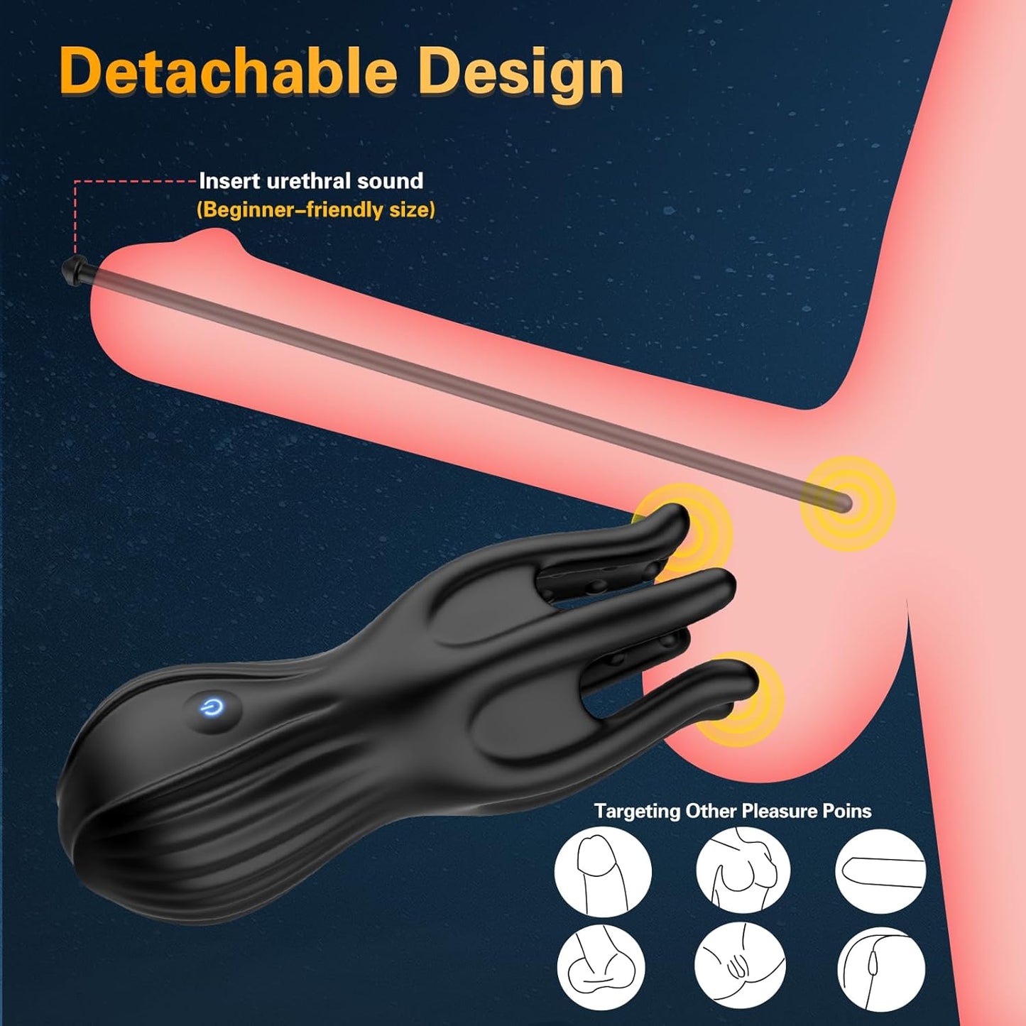 NexusGlide 3 - in - 1 Penis Vibrator Urethral Trainer - SinfulX - Personal Care > Sexual Wellness > Penis Plug