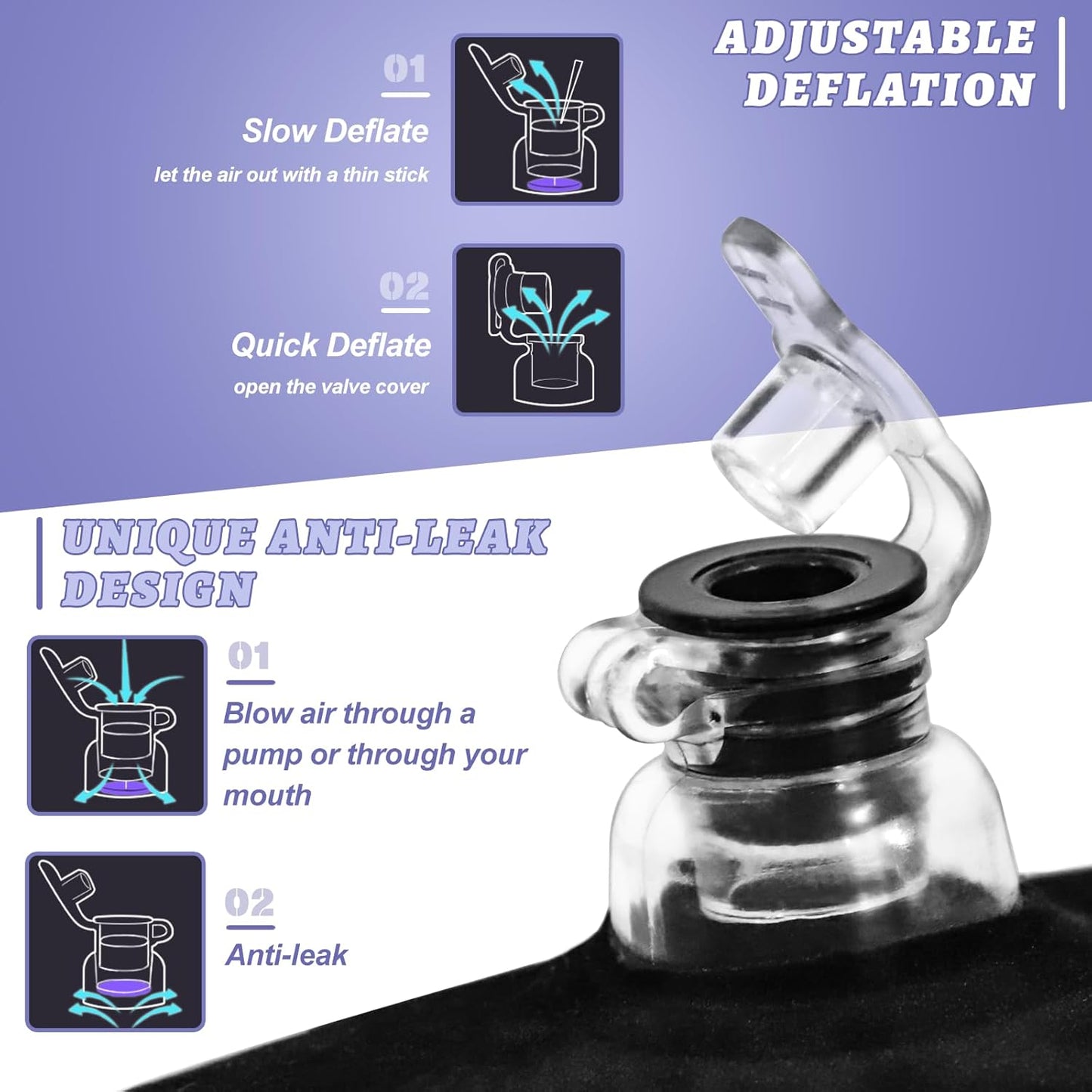 ArcBond Inflatable BDSM Arc Sex Pillow with Cuffs Set - SinfulX - Personal Care > Sexual Wellness > Sex Pillow
