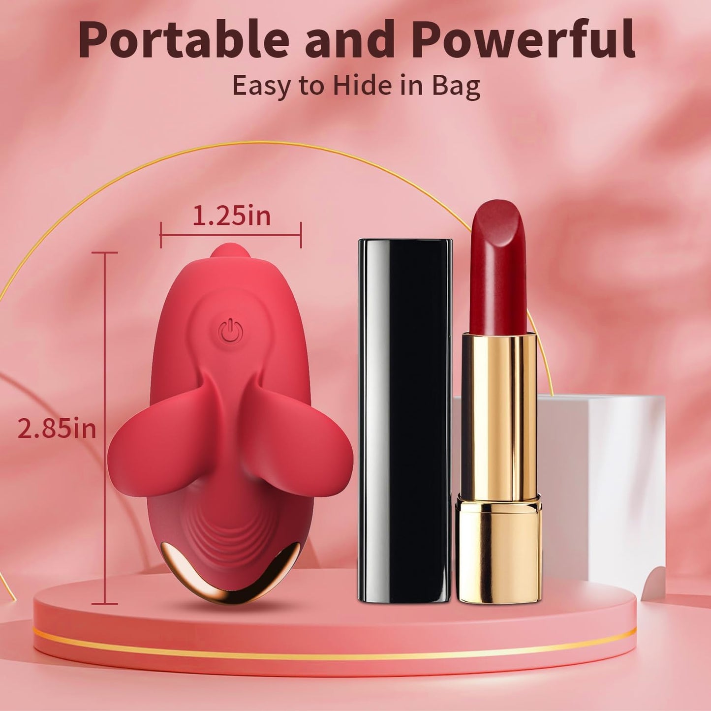 NovaPulse Mini Vibrator 9 Modes Quiet Travel Massager - SinfulX - Personal Care > Sexual Wellness > Finger Vibrator