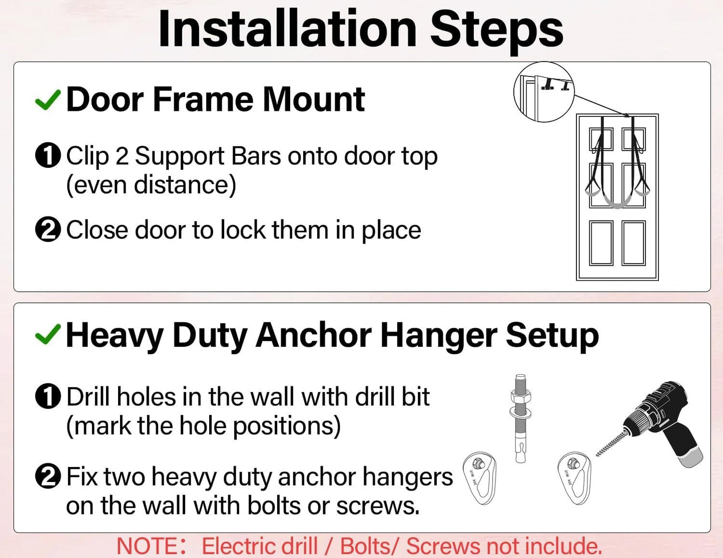 ElarisX Adjustable Door Swing with Handles - SinfulX - Personal Care > Sexual Wellness > Sex Swing
