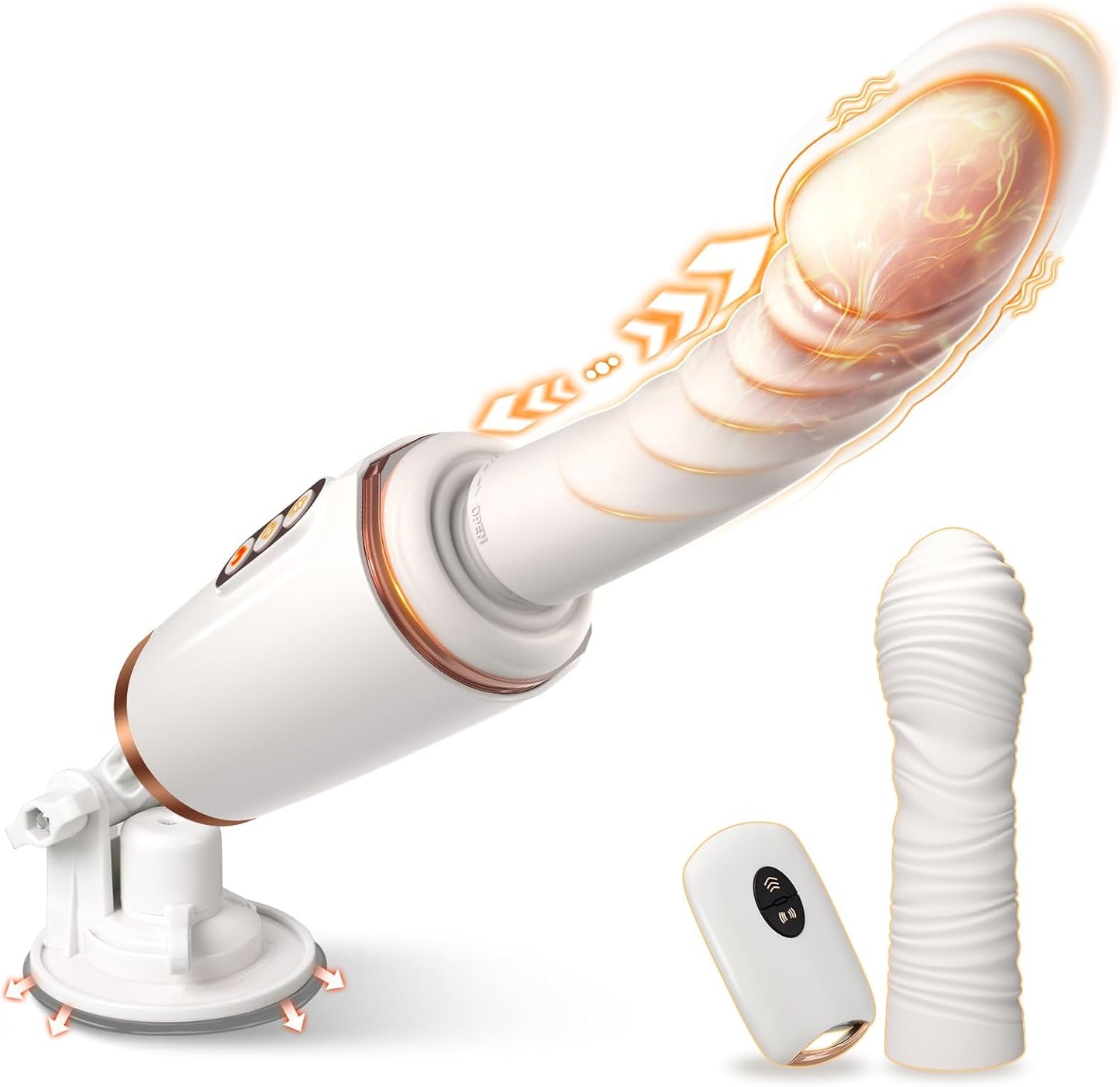 DualRide Dual Head Thrusting Dildo with Remote - SinfulX - 