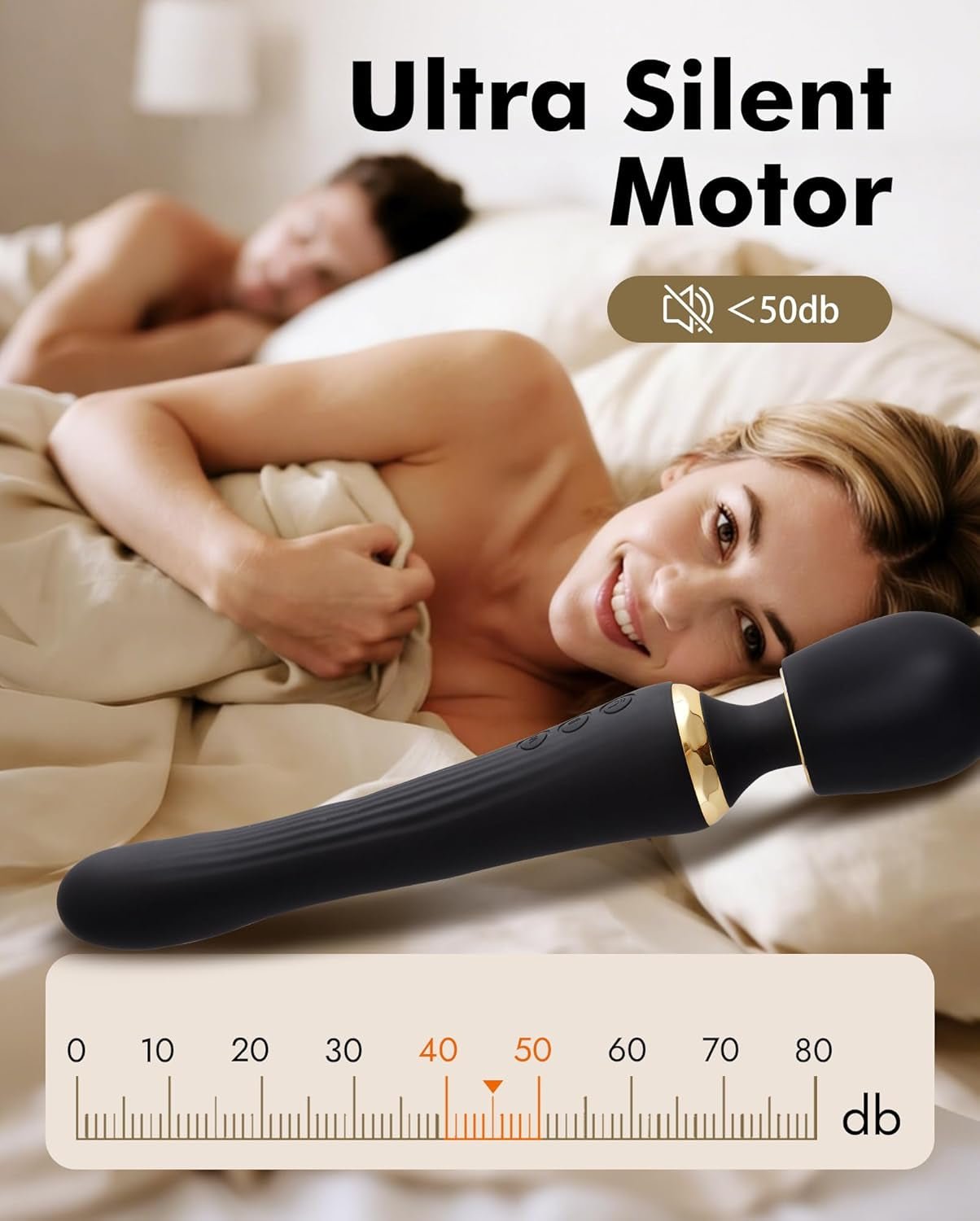 DualNova App Control Thrusting Wand Vibrator Dual Motor - SinfulX - Personal Care > Sexual Wellness > Wand Vibrator