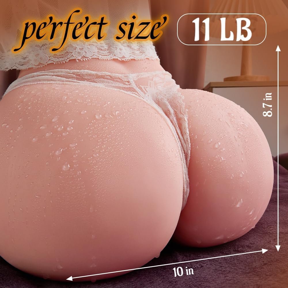 Realistic Male Masturbator Sex Toys for Men - 11LB Sex Doll with Vagina and Anal, Pocket Pussy Ass Masturbator Sex Doll for Men Masturbation, Male Adult Sex Toy for Man Orgasm - SinfulX - 