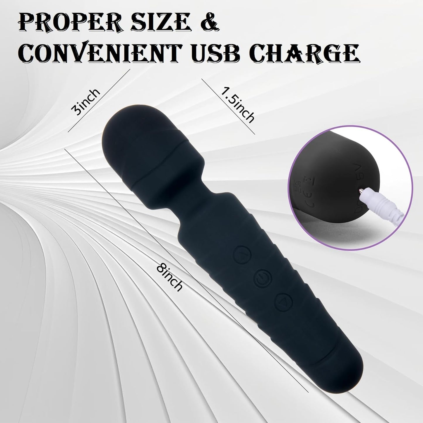 FlexiClimax G - Spot Wand Vibrator 10 Modes 5 Intensities - SinfulX - Personal Care > Sexual Wellness > Wand Vibrator