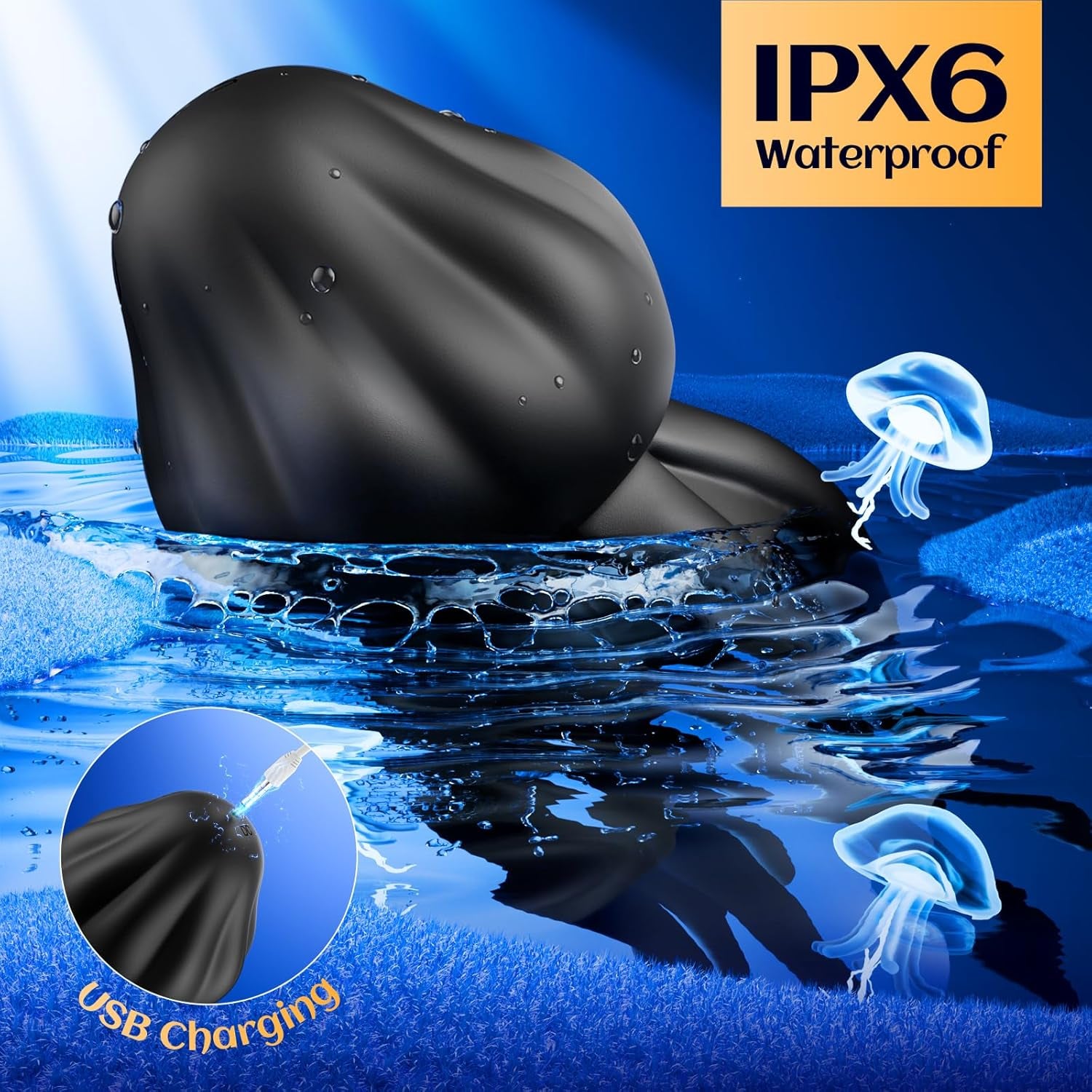 Sex Toys for Men Penis Vibrator - Upgraded Larger Male Masturbator Sex Toy with 10 Powerful Vibrating Modes for Penis Clit Nipple Stimulation, 8 - Tentacle Full Wrapping Adult Mens Sex Toys - SinfulX - 