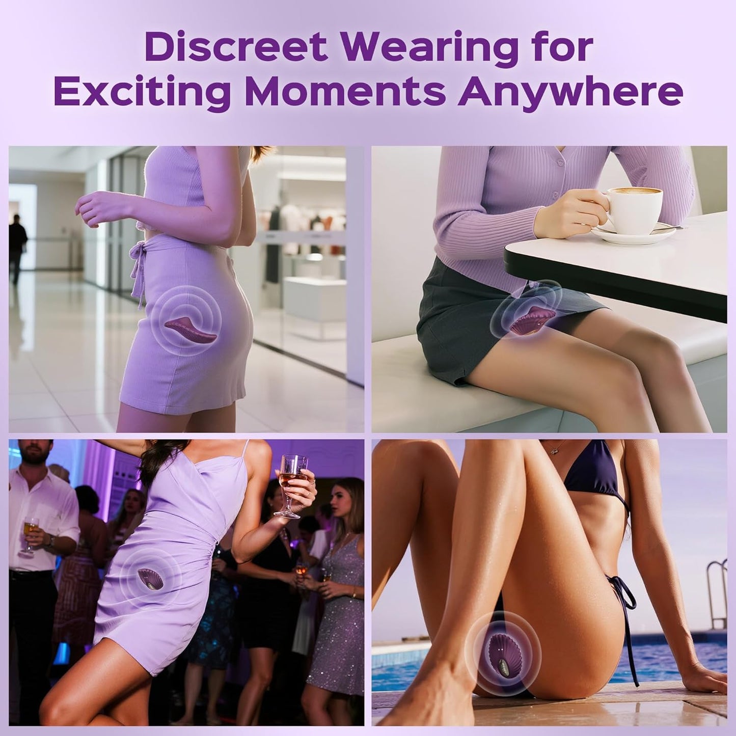 PearlSync APP Wearable Panty Vibrator 9 Modes - SinfulX - Personal Care > Sexual Wellness > Panty Vibrator