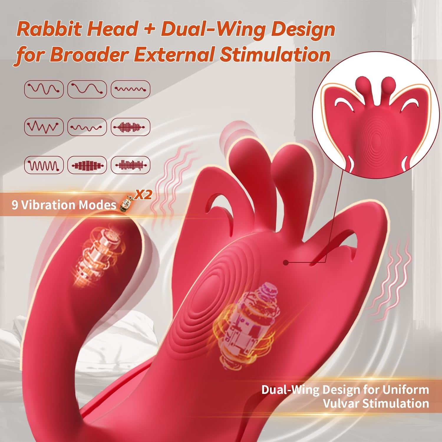 ButterflySync APP Butterfly Couple Panty Vibrator 9 Modes - SinfulX - Personal Care > Sexual Wellness > Panty Vibrator