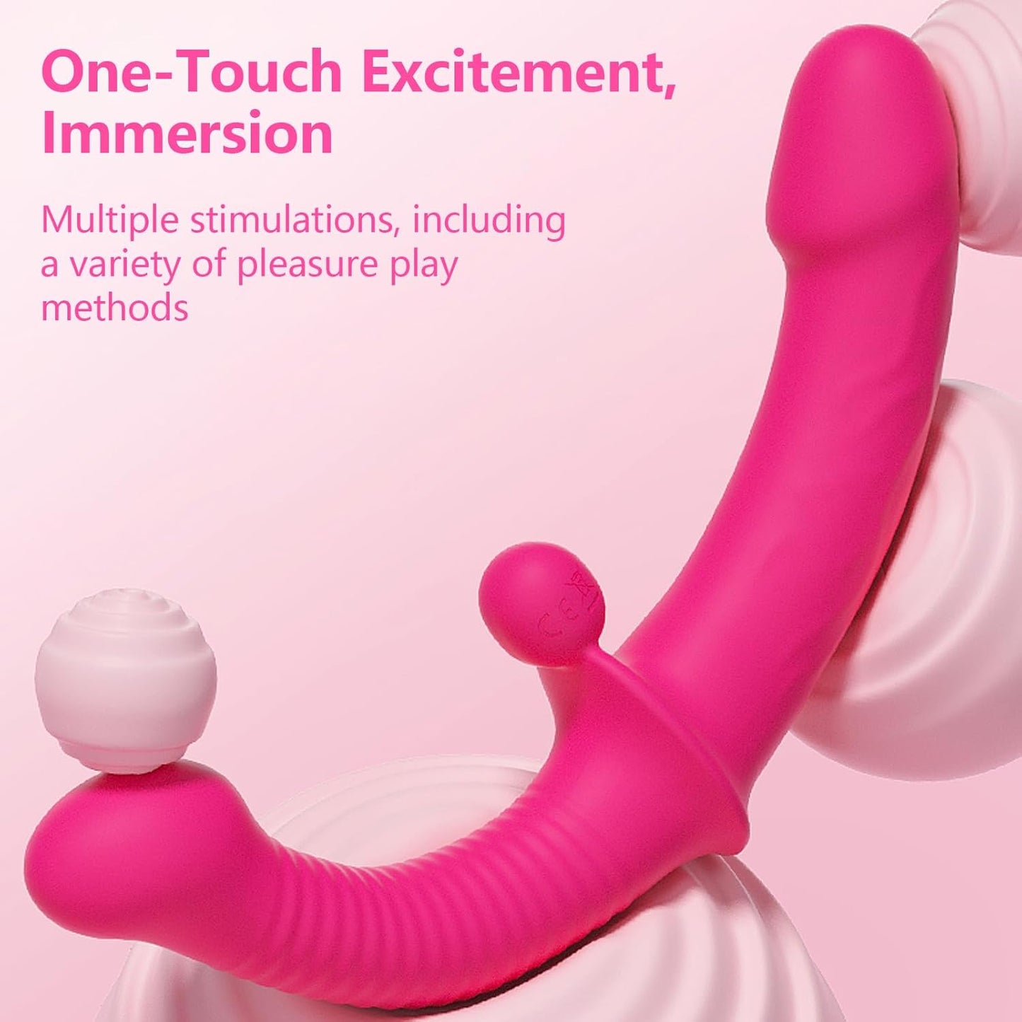 SyncFit Strap On Harness Double Ended Vibrator - SinfulX - Personal Care > Sexual Wellness > Strapless Strap - On