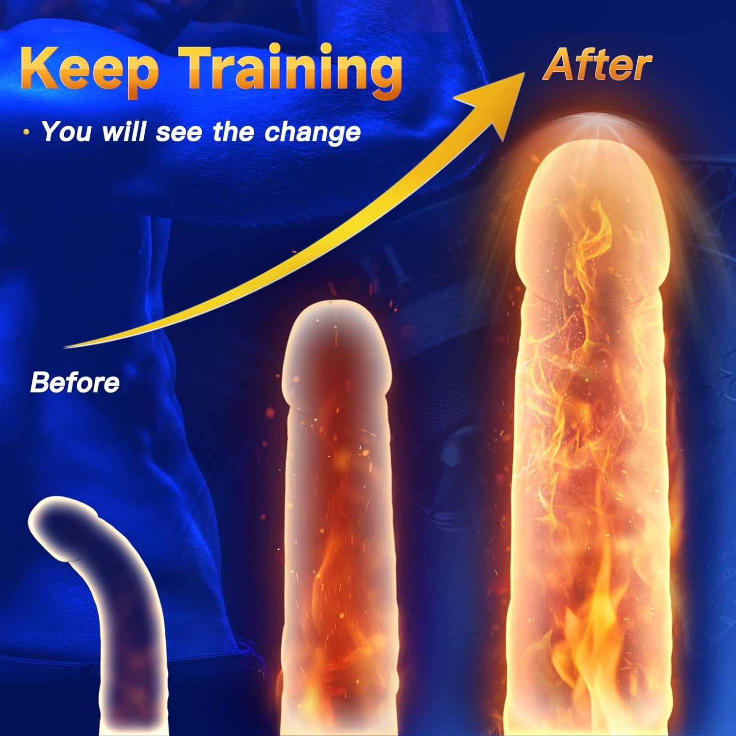 Male Sex Toys for Men Penis Vibrator - Tentacle Vibrator Male Masturbator with 10 Vibrating Training & 360° Wrapped for Glans Nipple Stimulation Sex Toy, Stroker Machine Adult Sex Toys & Games - SinfulX - 